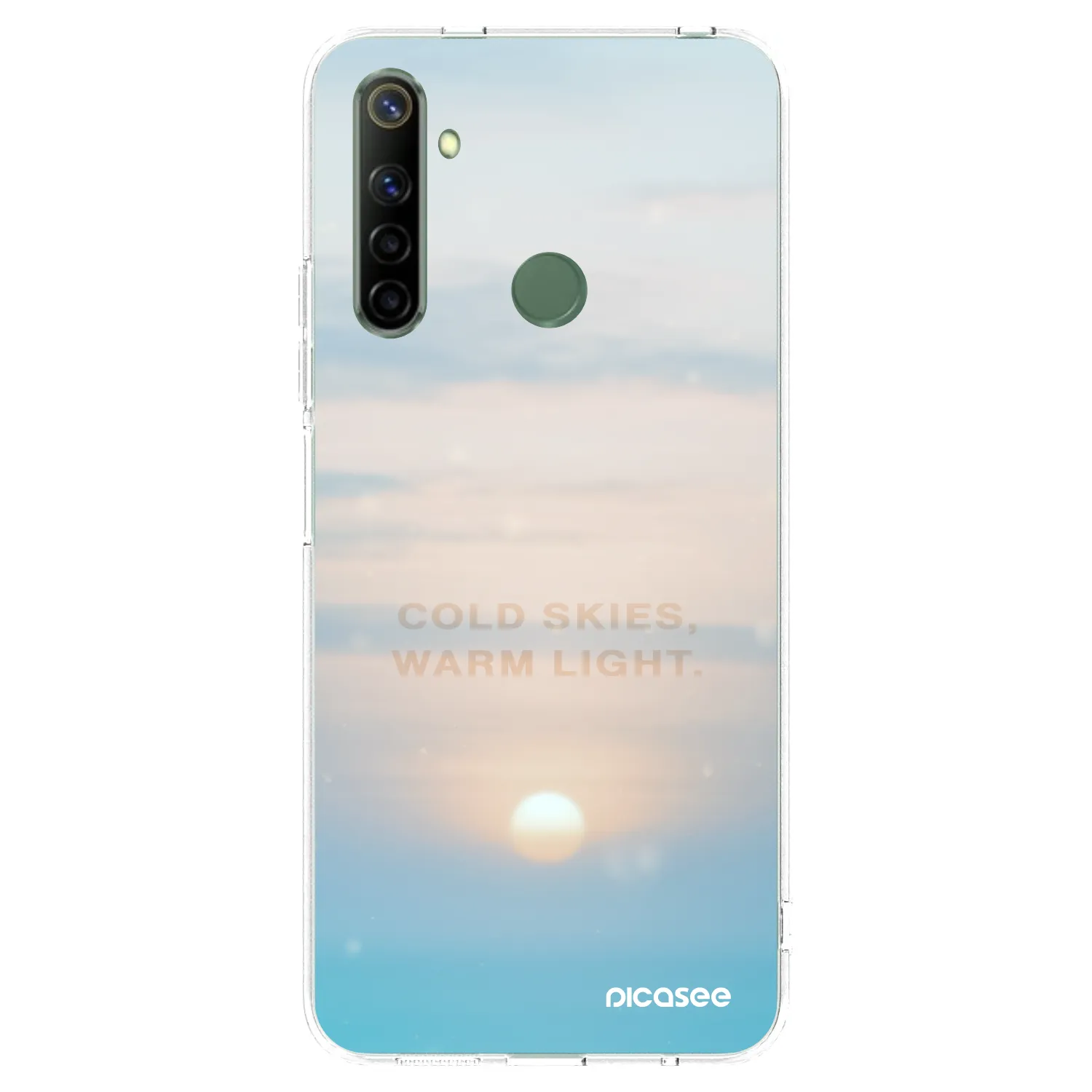 Picasee silikónový prehľadný obal pre Realme 6i - COLD SKIES