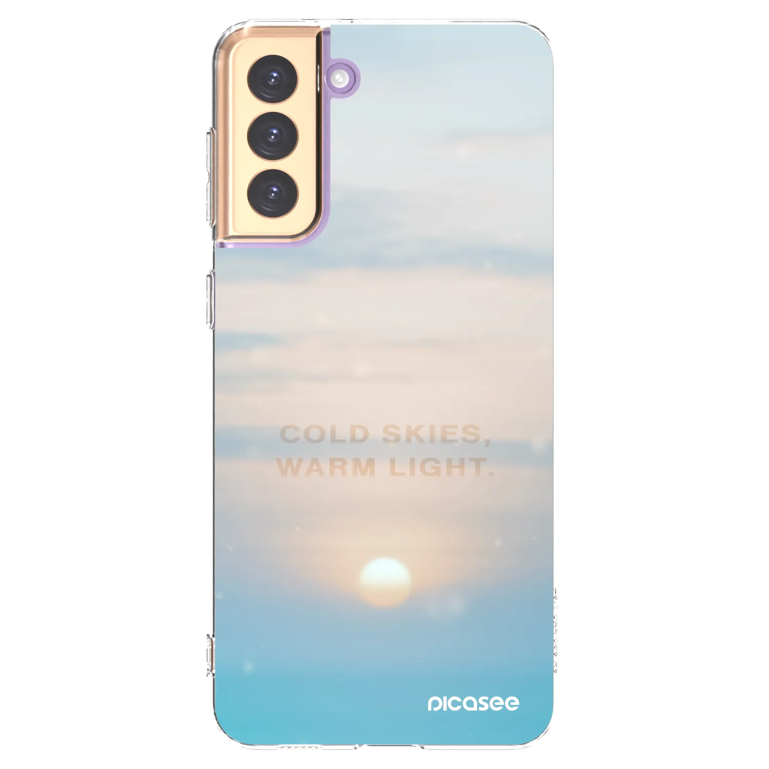 Picasee silikónový prehľadný obal pre Samsung Galaxy S21+ 5G G996F - COLD SKIES