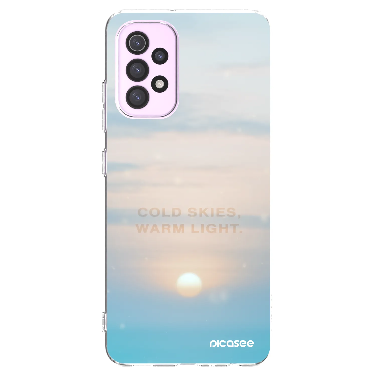 Picasee silikónový prehľadný obal pre Samsung Galaxy A32 5G A326B - COLD SKIES