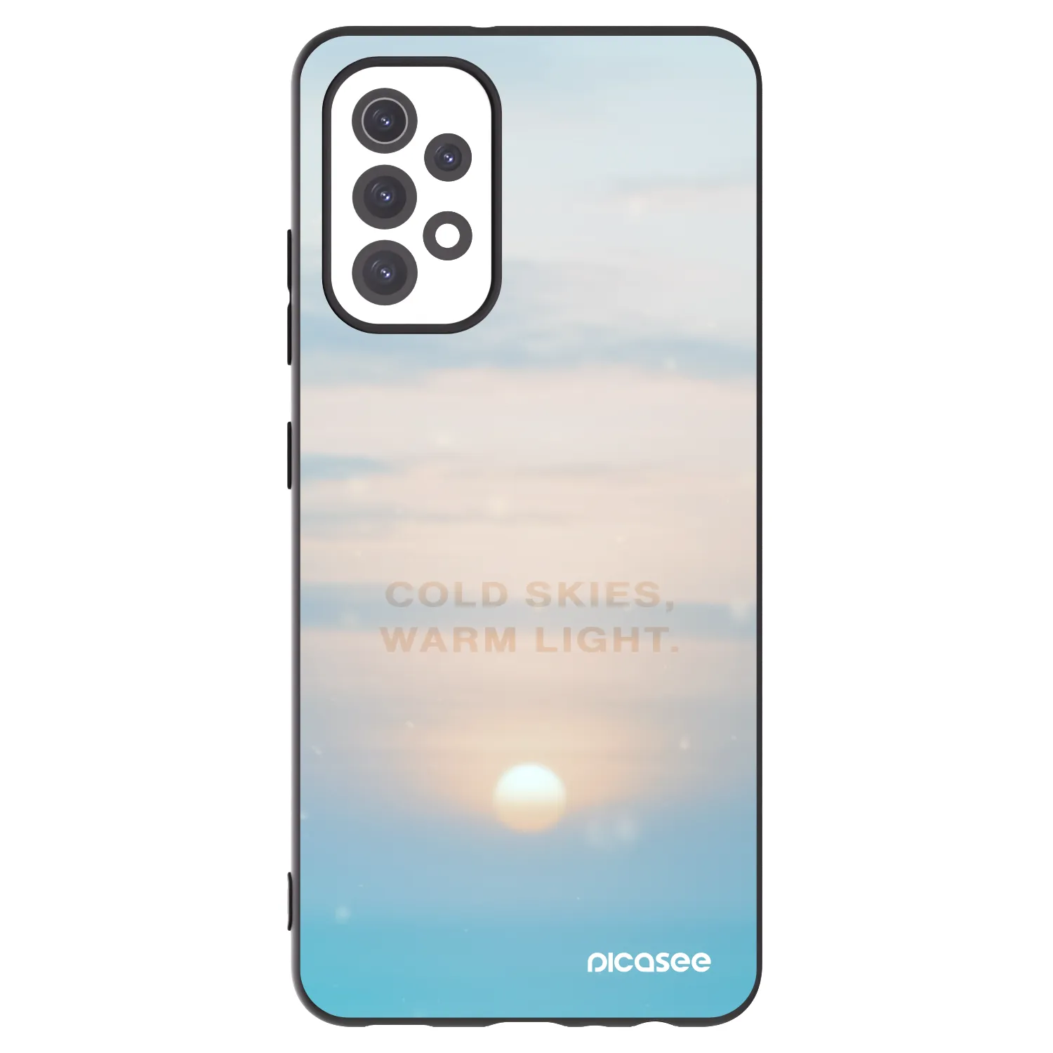 Picasee silikónový čierny obal pre Samsung Galaxy A32 5G A326B - COLD SKIES