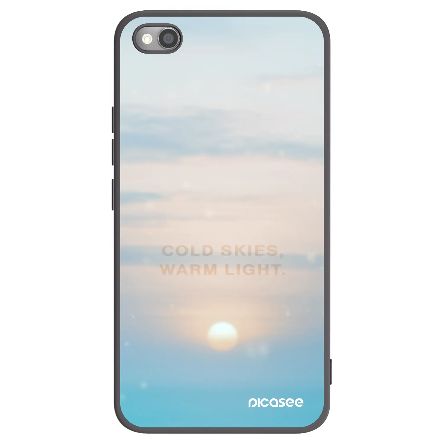 Picasee silikónový čierny obal pre Xiaomi Redmi Note 11S 5G - COLD SKIES