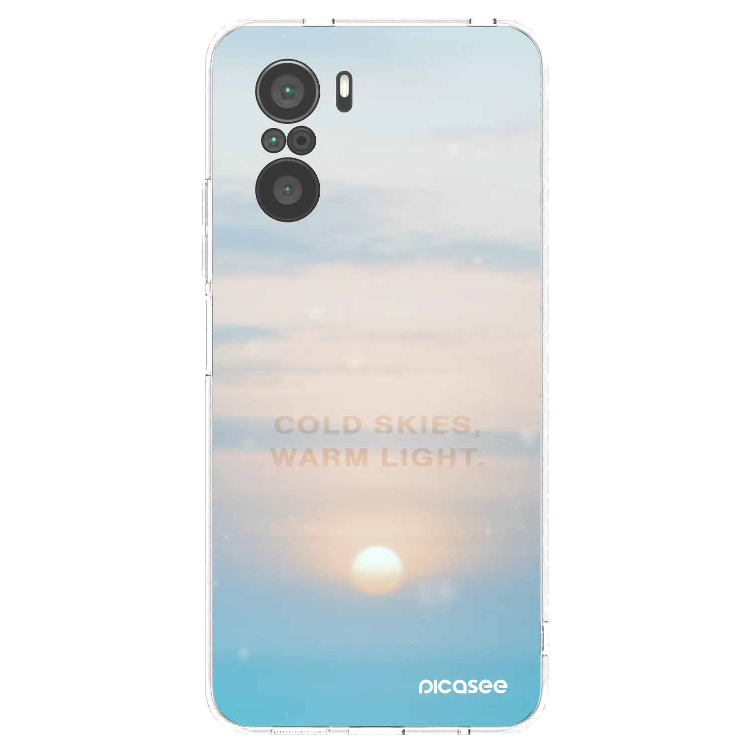 Picasee silikónový prehľadný obal pre Xiaomi Poco F3 - COLD SKIES