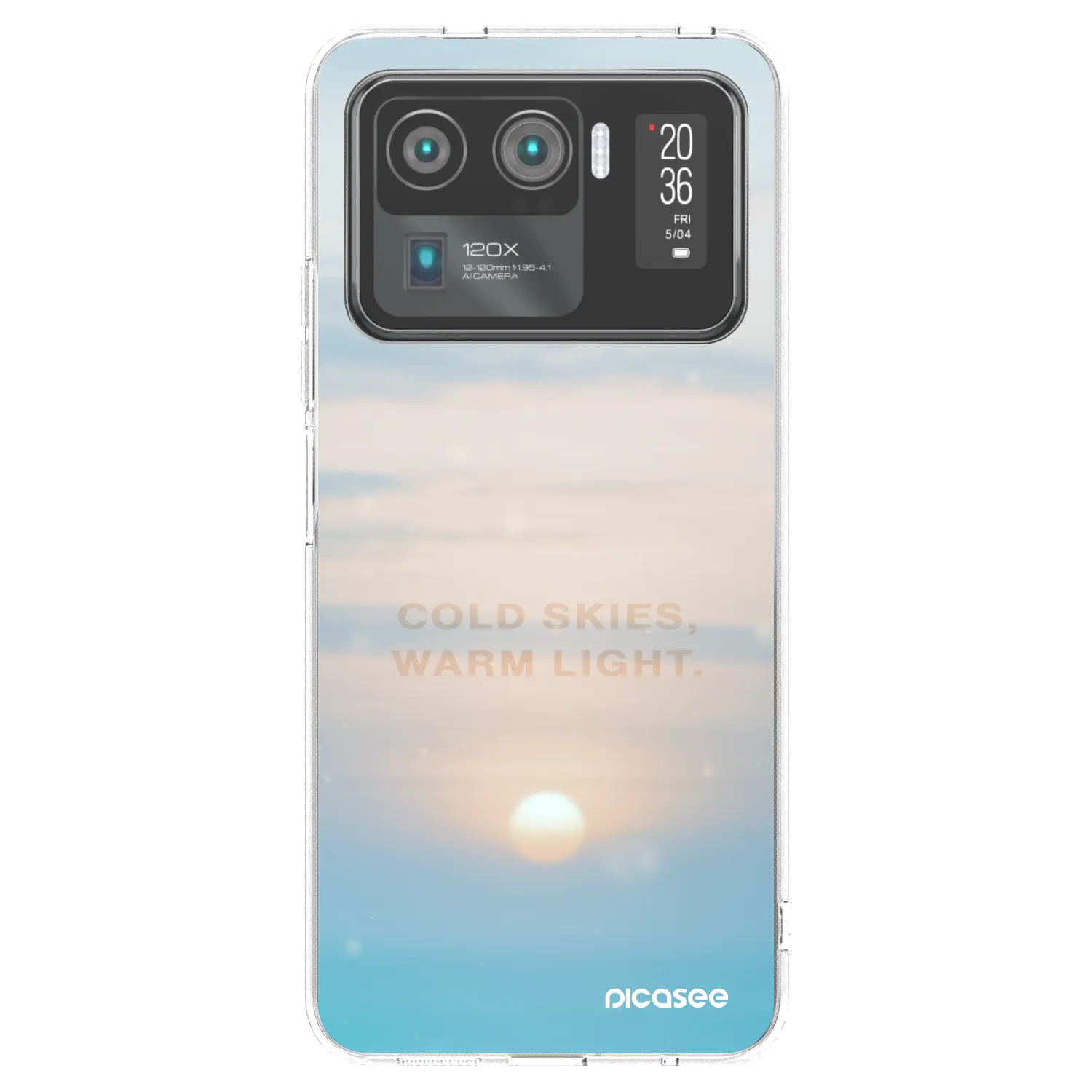 Picasee silikónový prehľadný obal pre Xiaomi Mi 11 Ultra - COLD SKIES