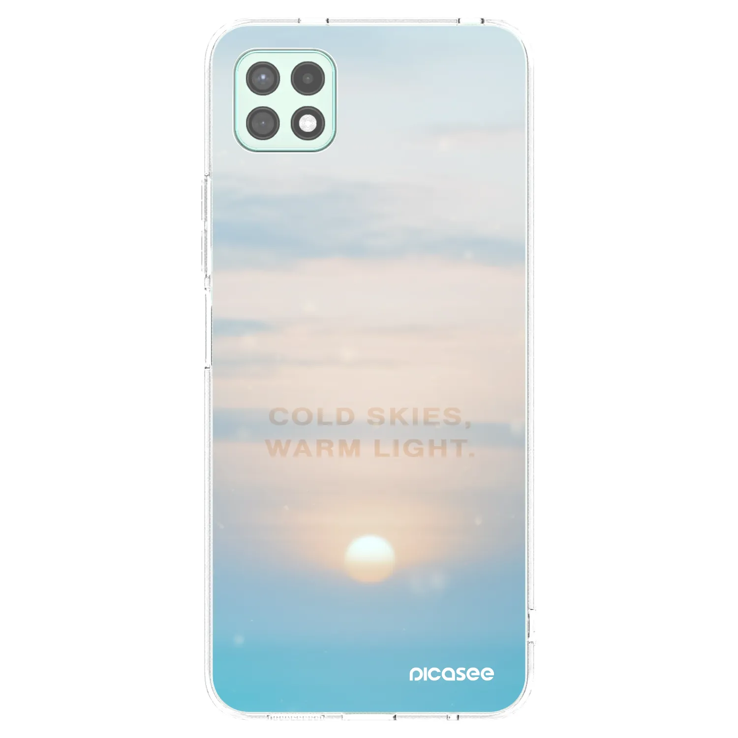 Picasee silikónový prehľadný obal pre Samsung Galaxy A22 A226B 5G - COLD SKIES