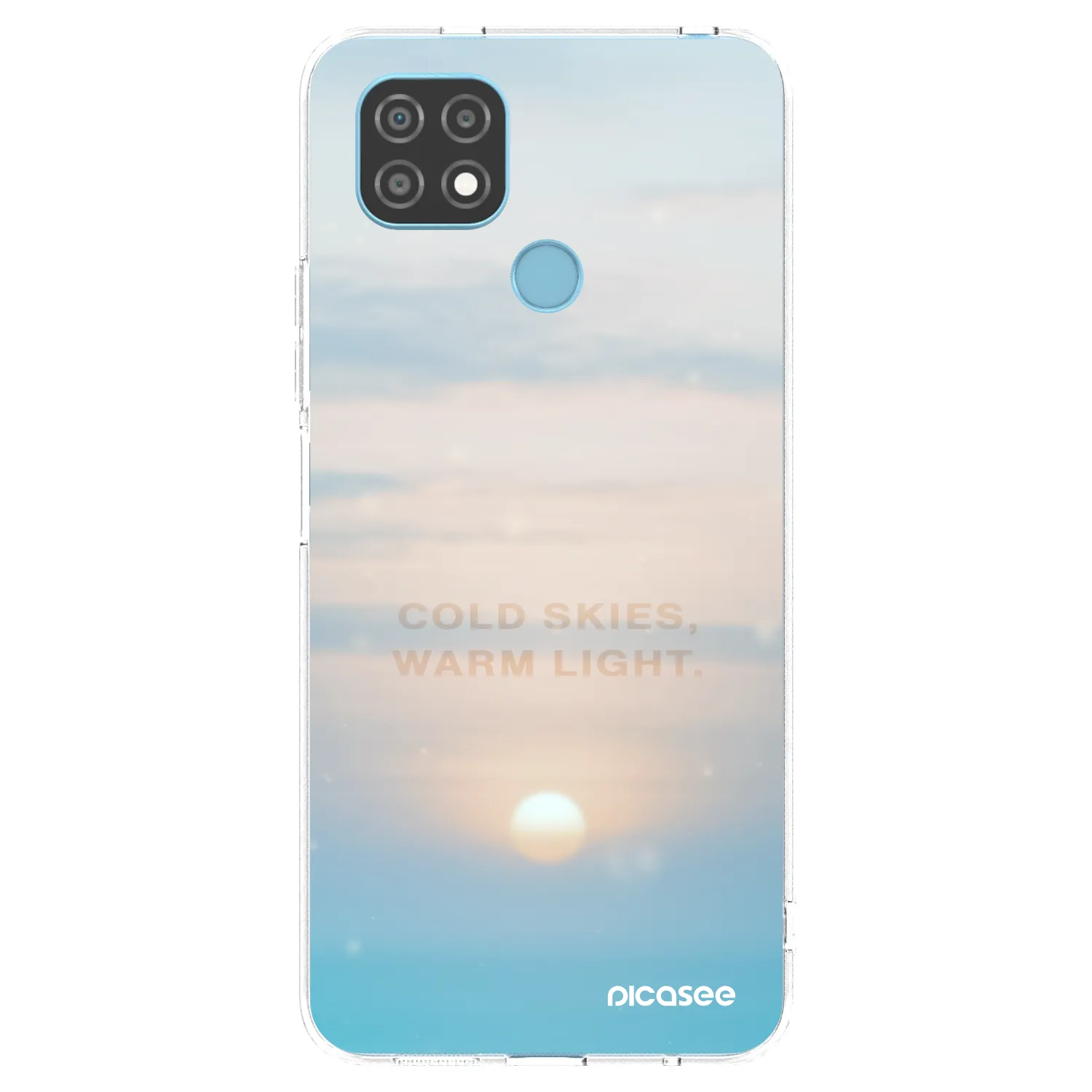 Picasee silikónový prehľadný obal pre Realme C21 - COLD SKIES