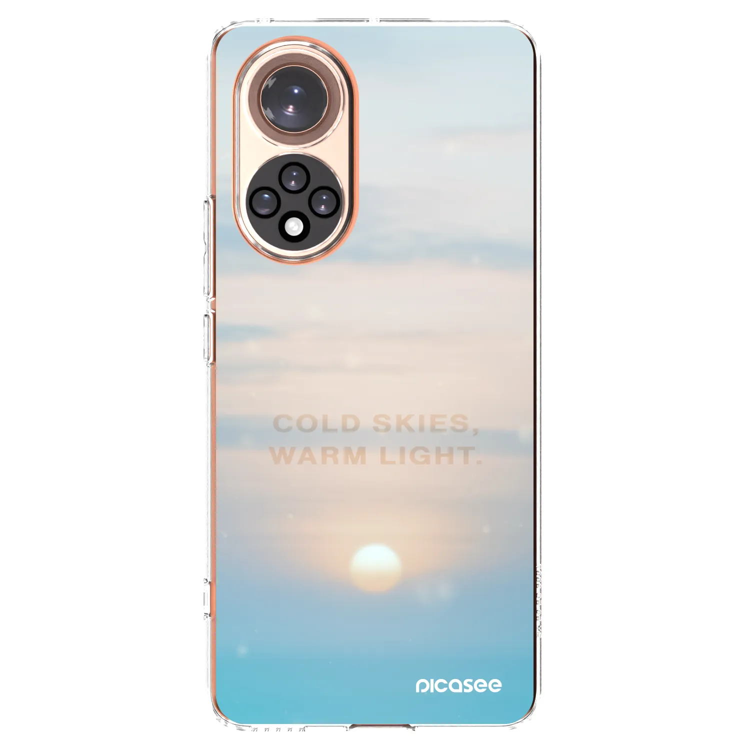 Picasee silikónový prehľadný obal pre Honor 50 5G - COLD SKIES