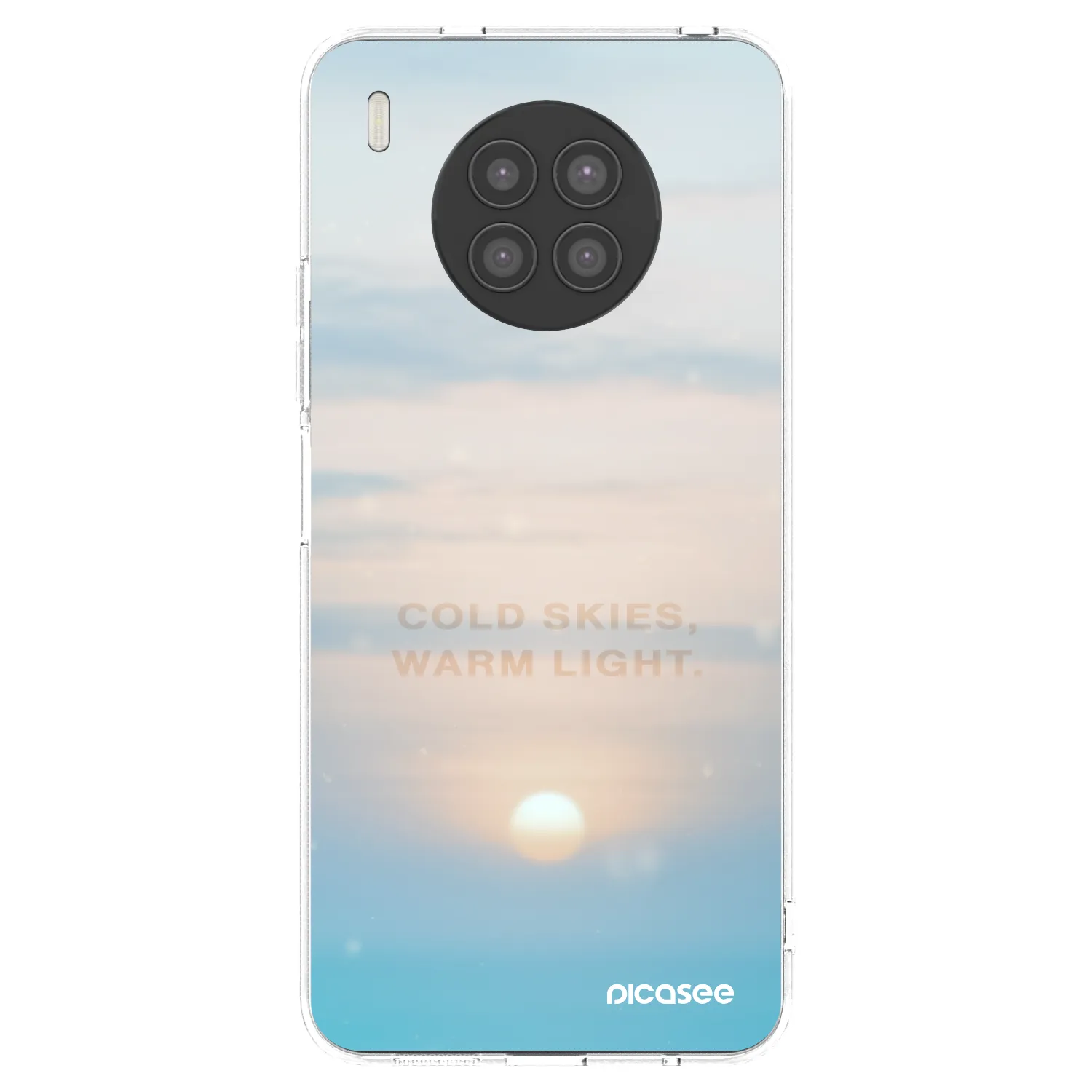 Picasee silikónový prehľadný obal pre Huawei Nova 8i - COLD SKIES