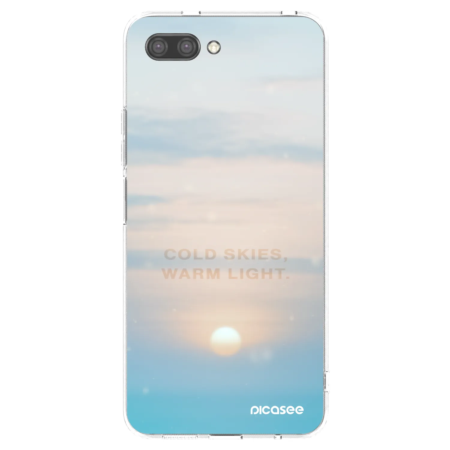 Picasee silikónový prehľadný obal pre Honor 10 - COLD SKIES