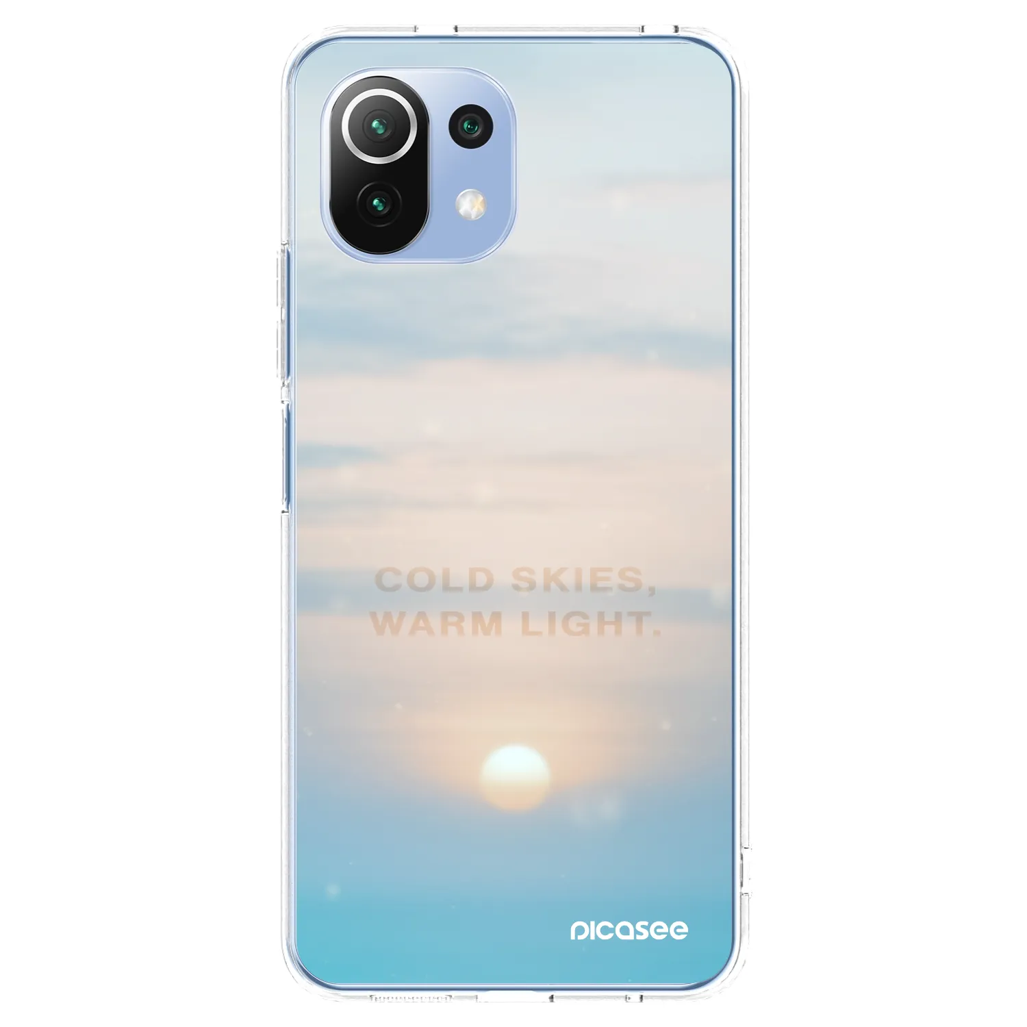 Picasee silikónový prehľadný obal pre Xiaomi 11 Lite 5G NE - COLD SKIES
