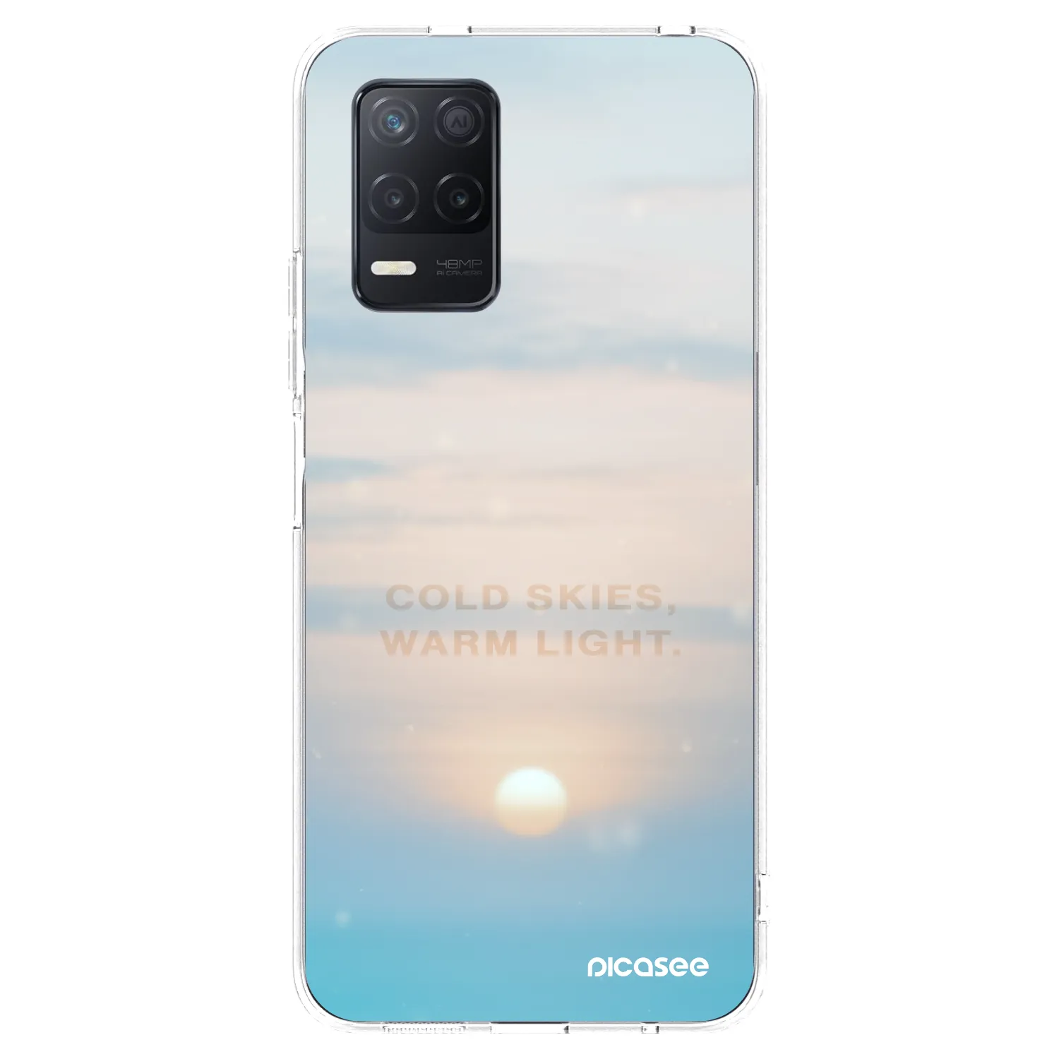 Picasee silikónový prehľadný obal pre Realme 8 5G - COLD SKIES