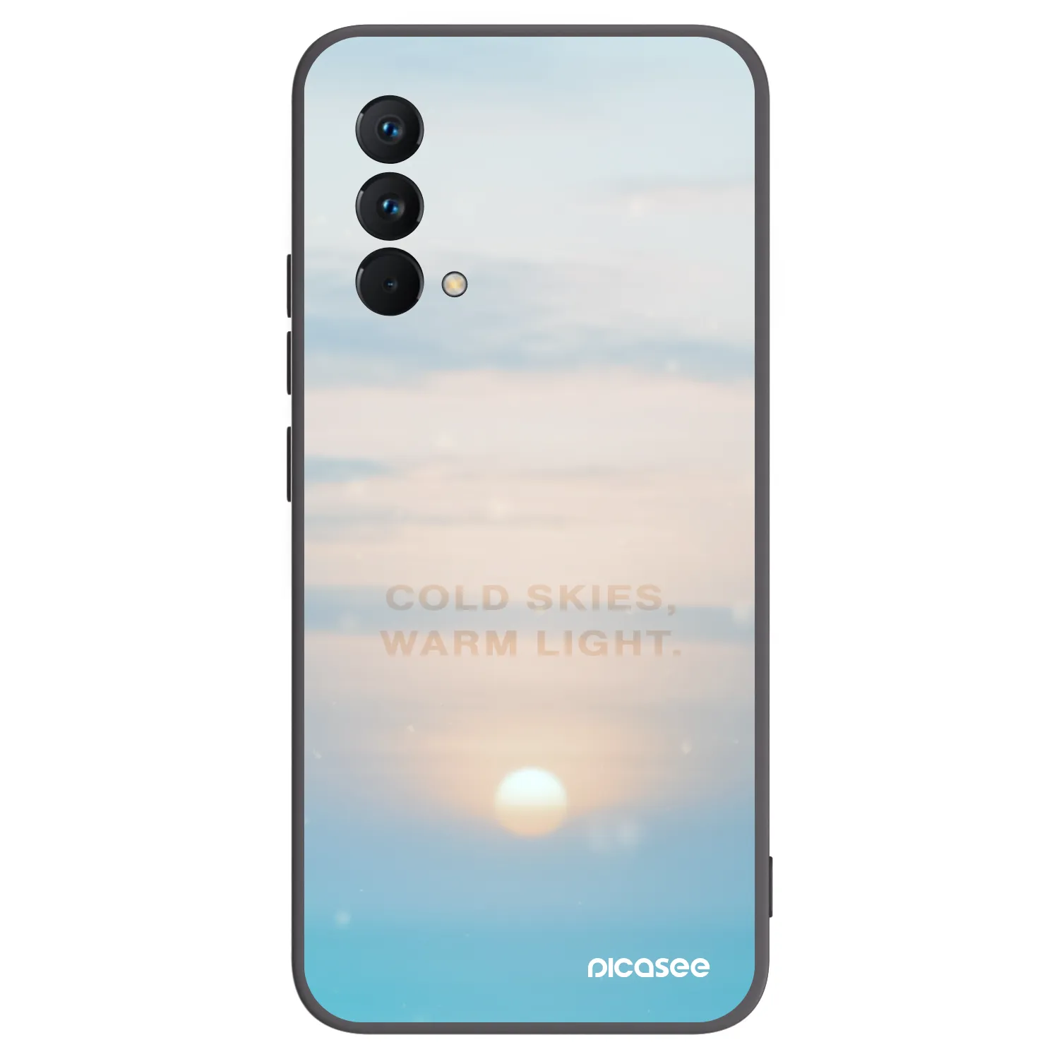 Picasee silikónový čierny obal pre Realme GT Master Edition 5G - COLD SKIES