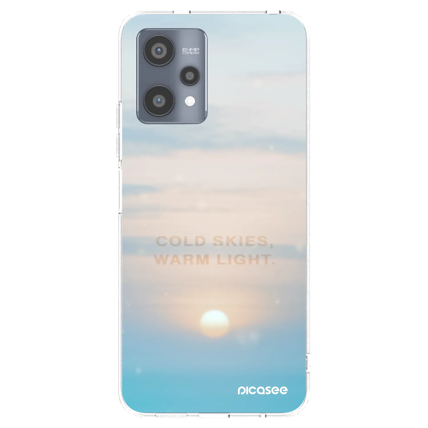 Picasee silikónový prehľadný obal pre Realme 9 Pro 5G - COLD SKIES