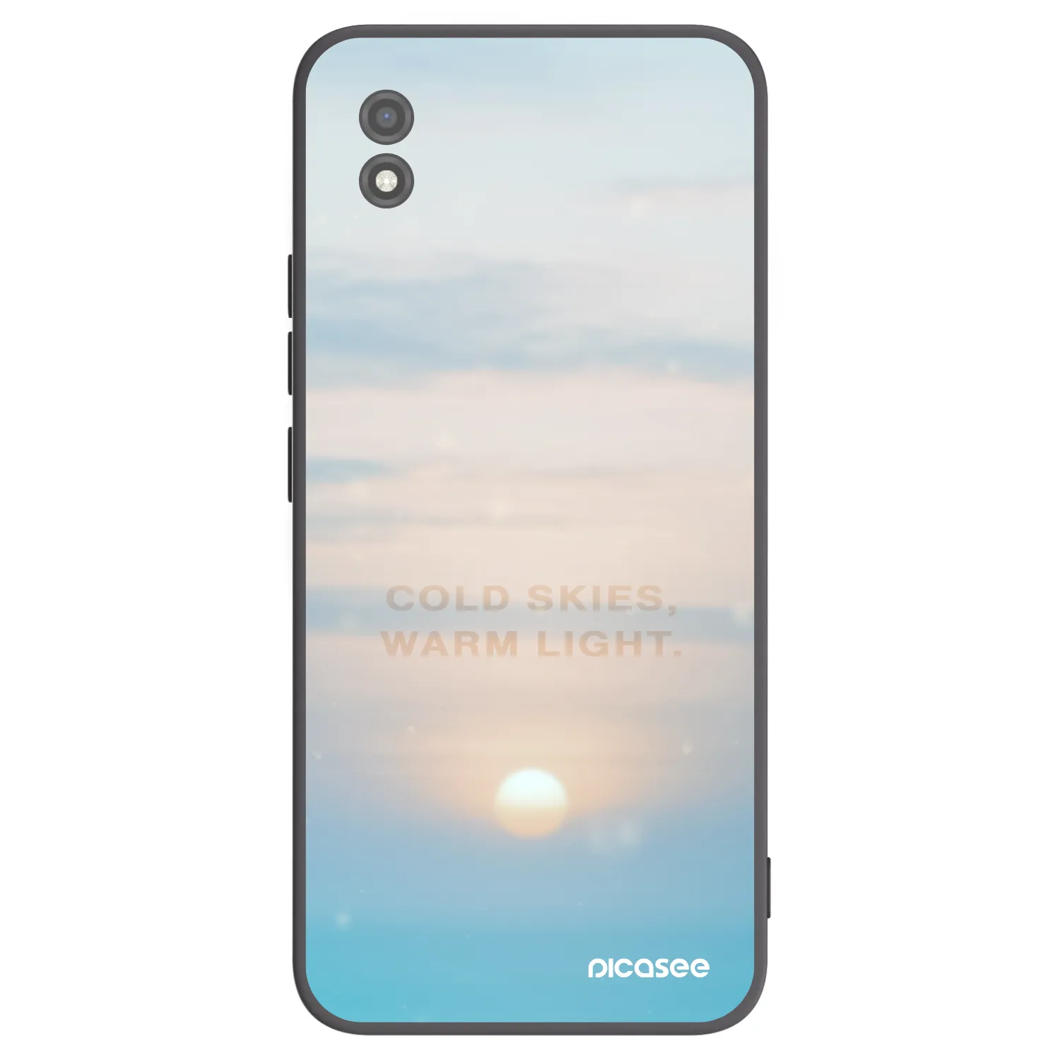 Picasee silikónový čierny obal pre Realme C11 (2021) - COLD SKIES