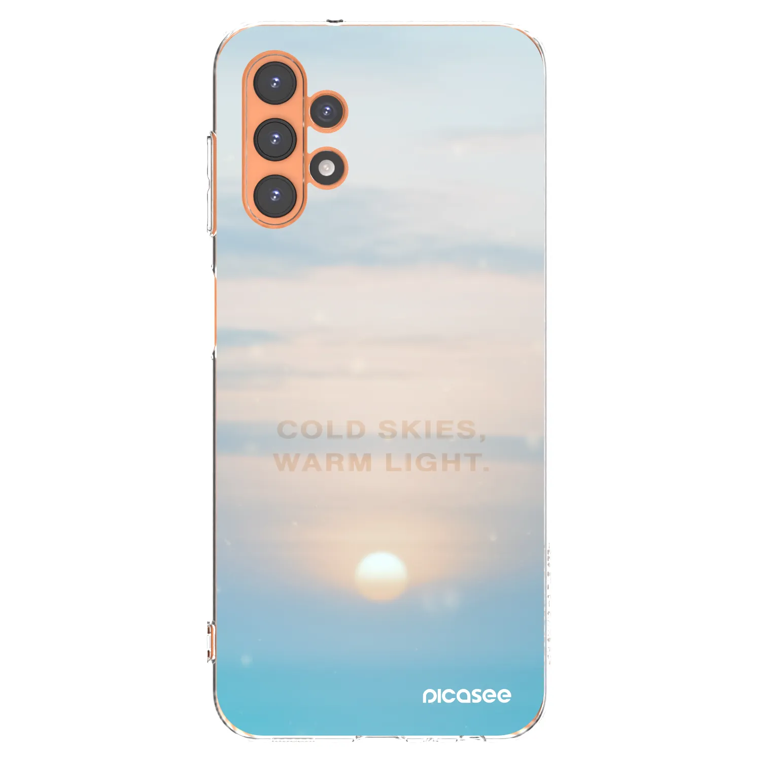 Picasee silikónový prehľadný obal pre Samsung Galaxy A13 4G A135 - COLD SKIES