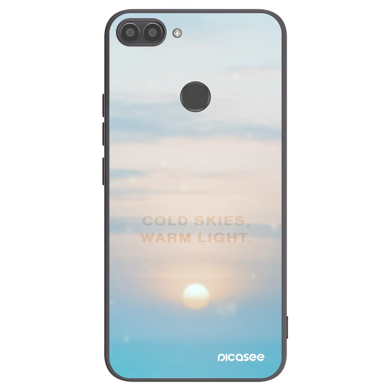 Picasee silikónový čierny obal pre Huawei P Smart - COLD SKIES
