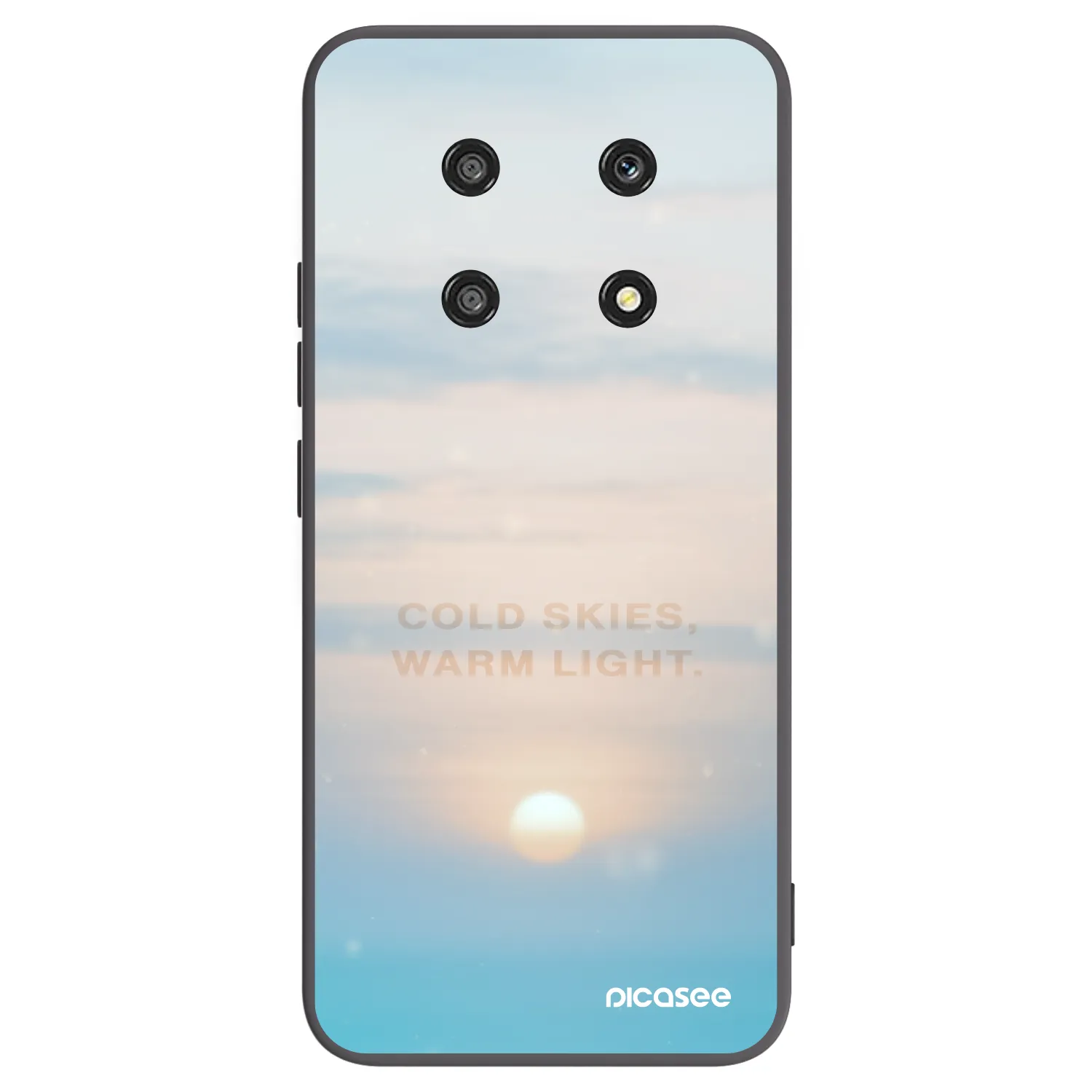 Picasee silikónový čierny obal pre Honor Magic4 Lite 5G - COLD SKIES