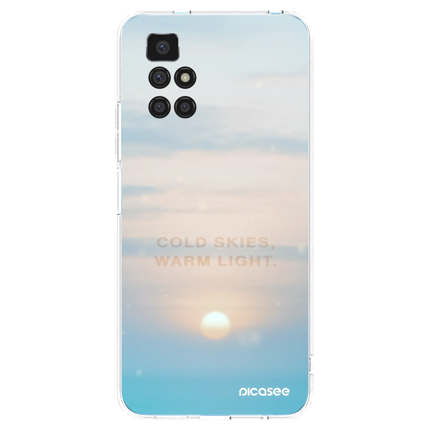 Silikónový prehľadný obal pre Xiaomi Redmi 10 (2022) - COLD SKIES
