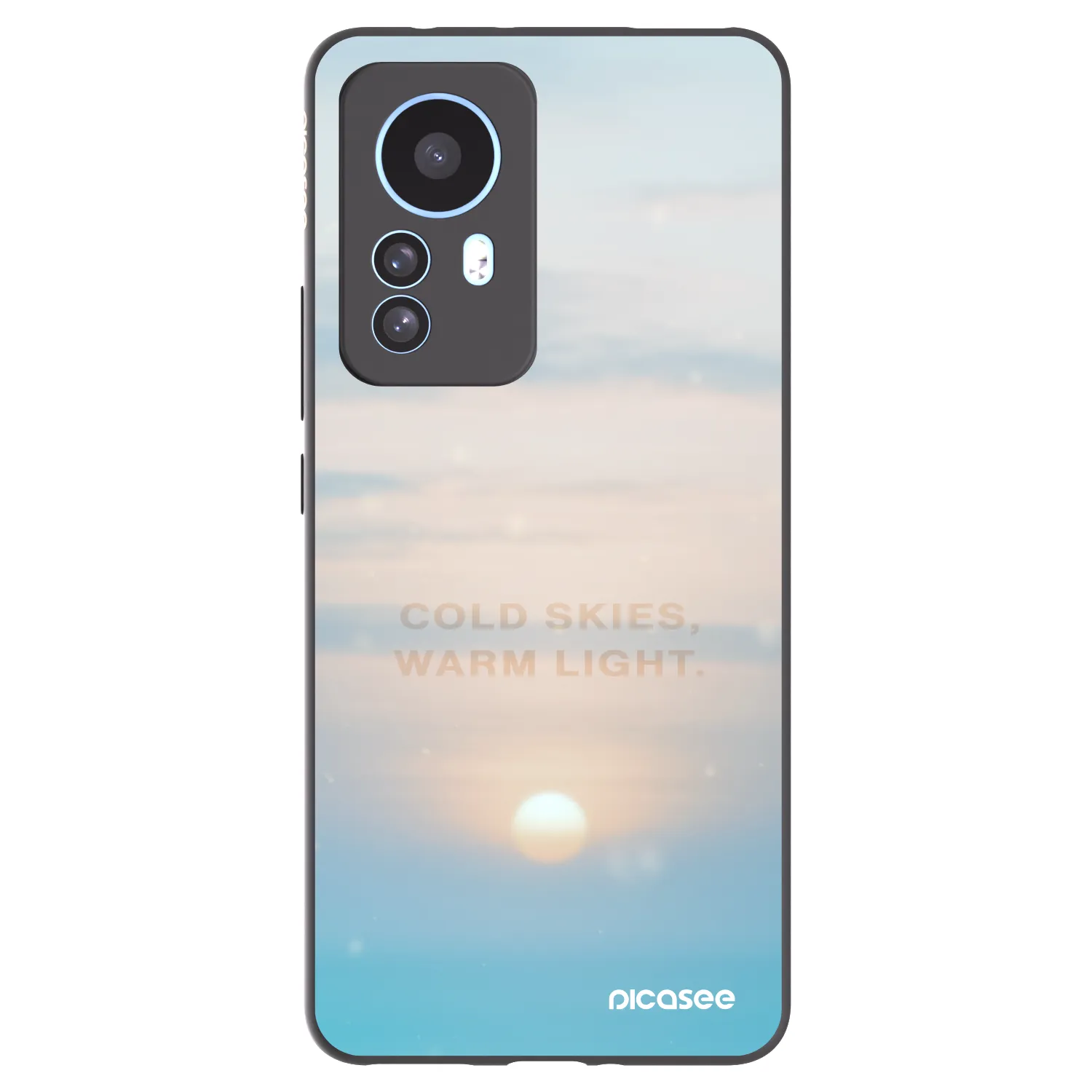 Picasee silikónový čierny obal pre Xiaomi 12T Pro - COLD SKIES