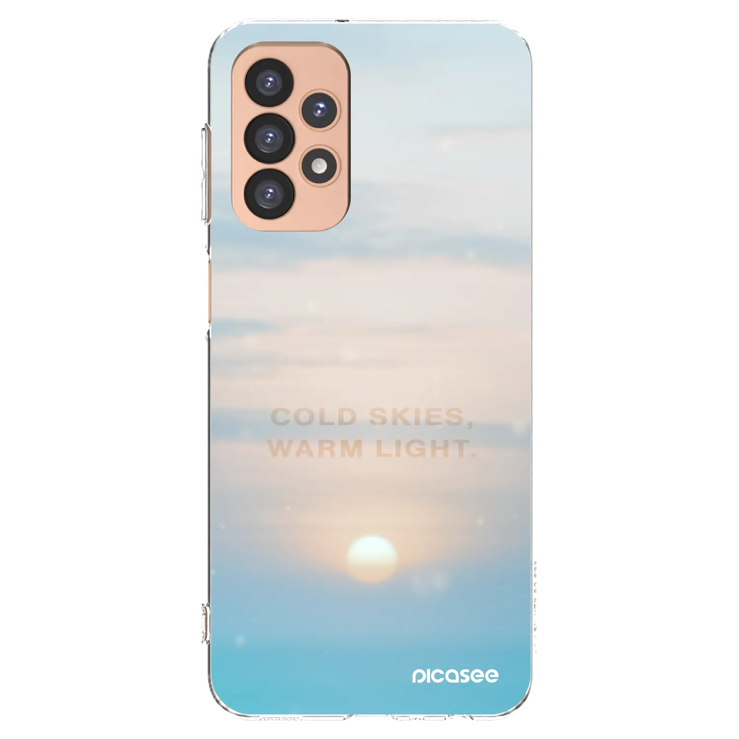 Silikónový prehľadný obal pre Samsung Galaxy A23 A236B 5G - COLD SKIES
