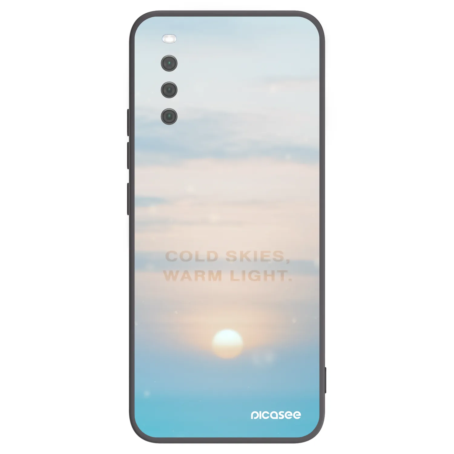 Picasee silikónový čierny obal pre Sony Xperia 10 III - COLD SKIES