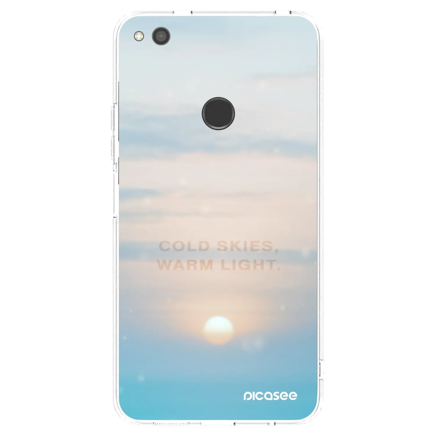 Picasee silikónový prehľadný obal pre Huawei P9 Lite 2017 - COLD SKIES