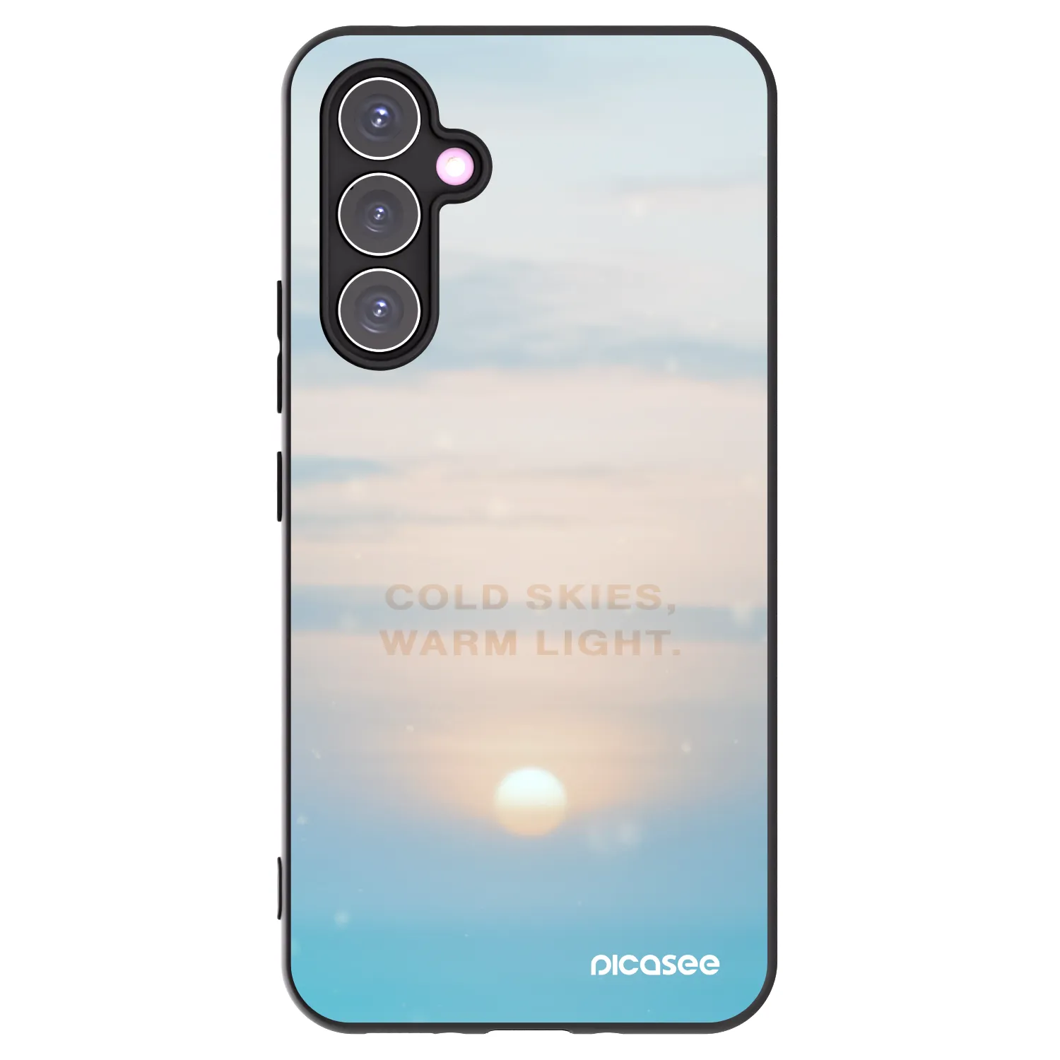 Picasee silikónový čierny obal pre Samsung Galaxy A54 5G A546B - COLD SKIES