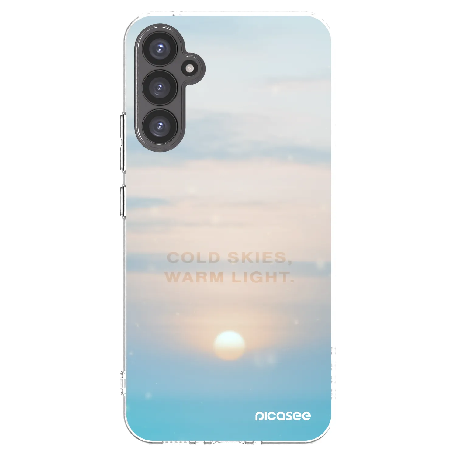 Picasee silikónový prehľadný obal pre Samsung Galaxy A34 5G A346B - COLD SKIES