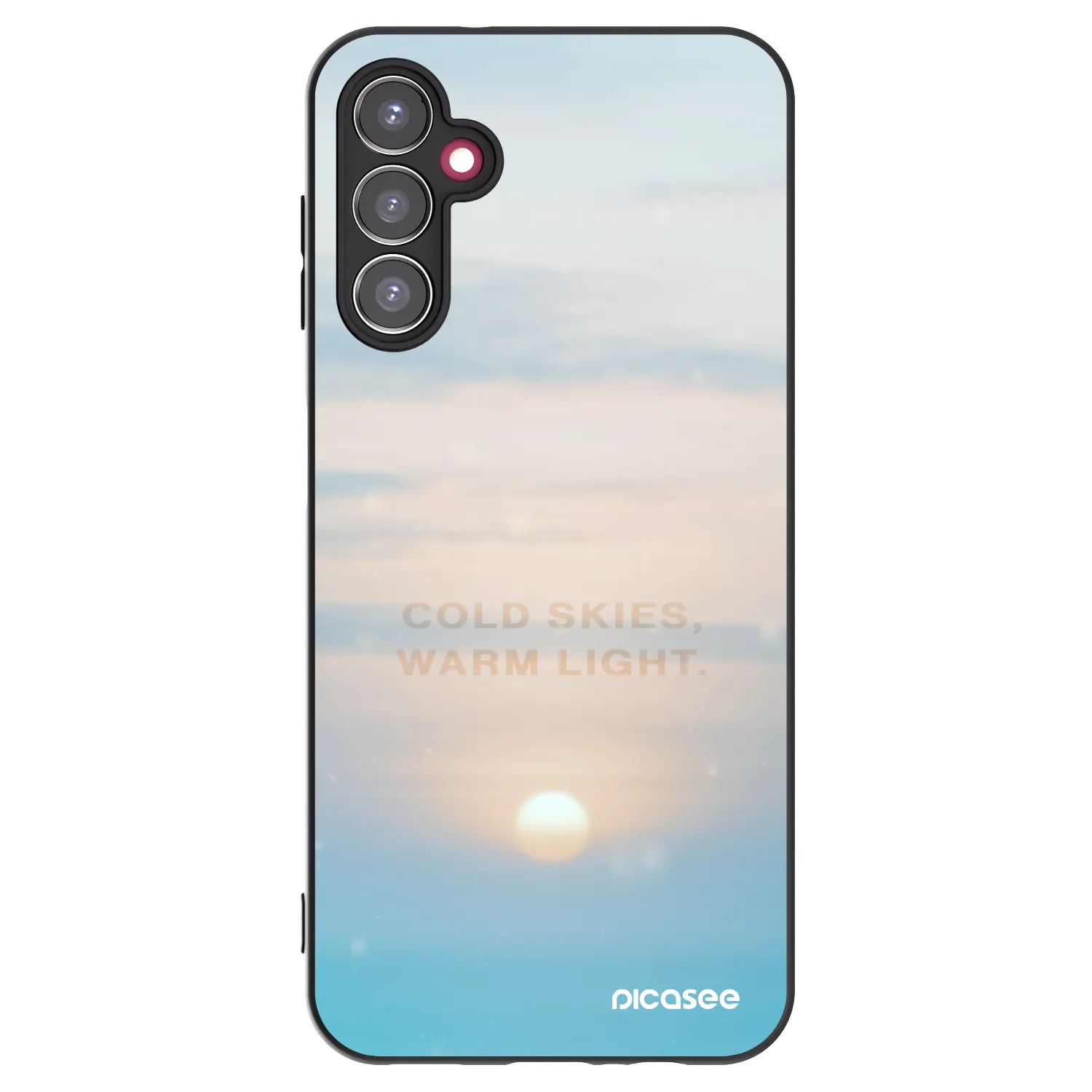 Picasee silikónový čierny obal pre Samsung Galaxy A14 5G A146P - COLD SKIES