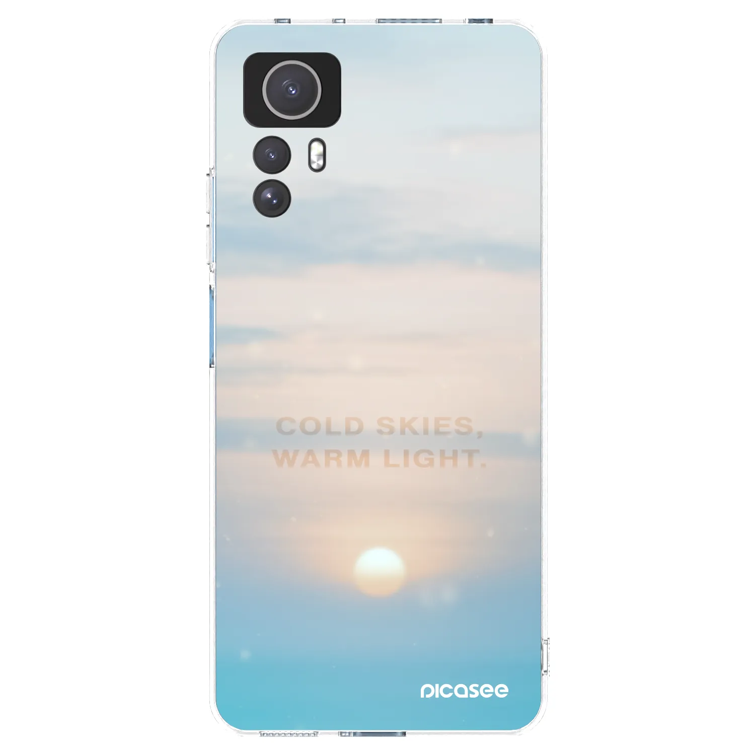 Picasee silikónový prehľadný obal pre Xiaomi Redmi Note 12S - COLD SKIES