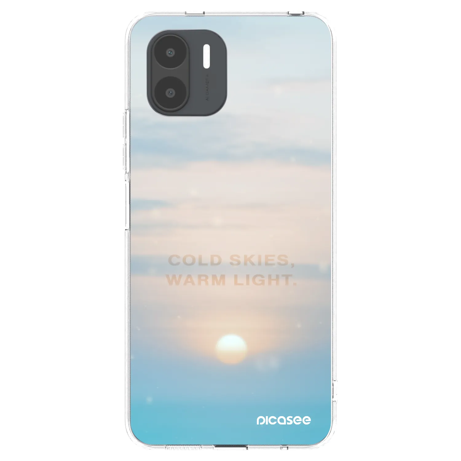 Picasee silikónový prehľadný obal pre Xiaomi Redmi A2 - COLD SKIES