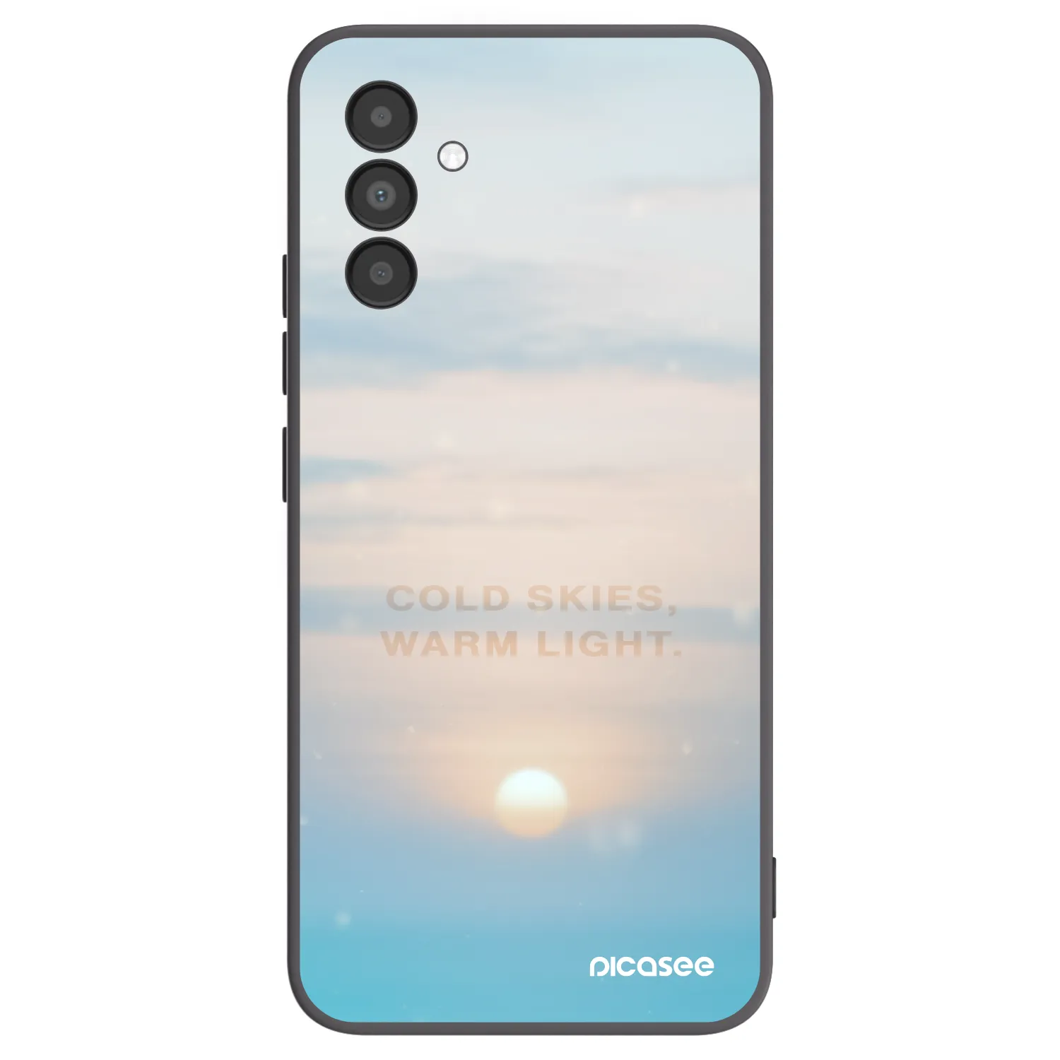 Picasee silikónový čierny obal pre Samsung Galaxy A04s A047F - COLD SKIES