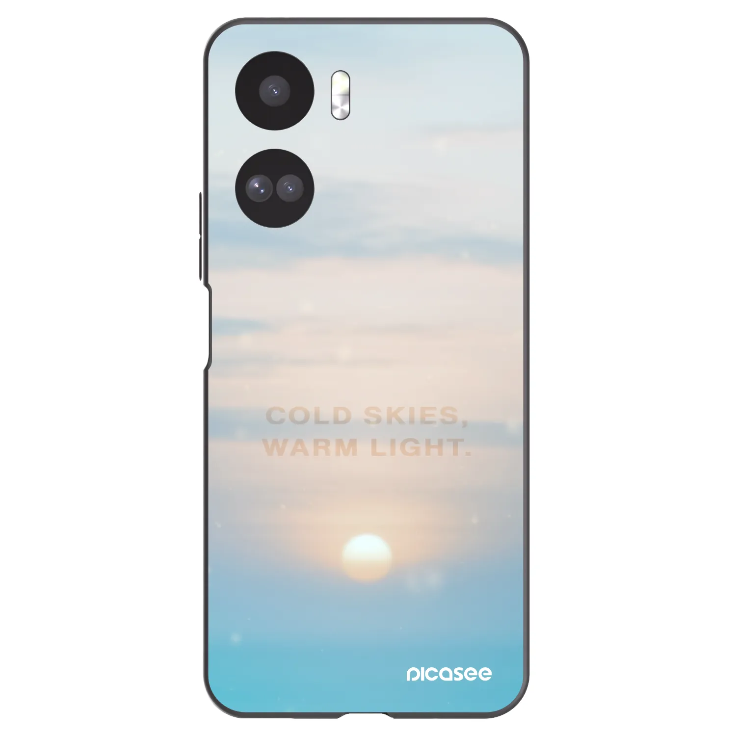 Picasee silikónový čierny obal pre Honor 90 Lite 5G - COLD SKIES