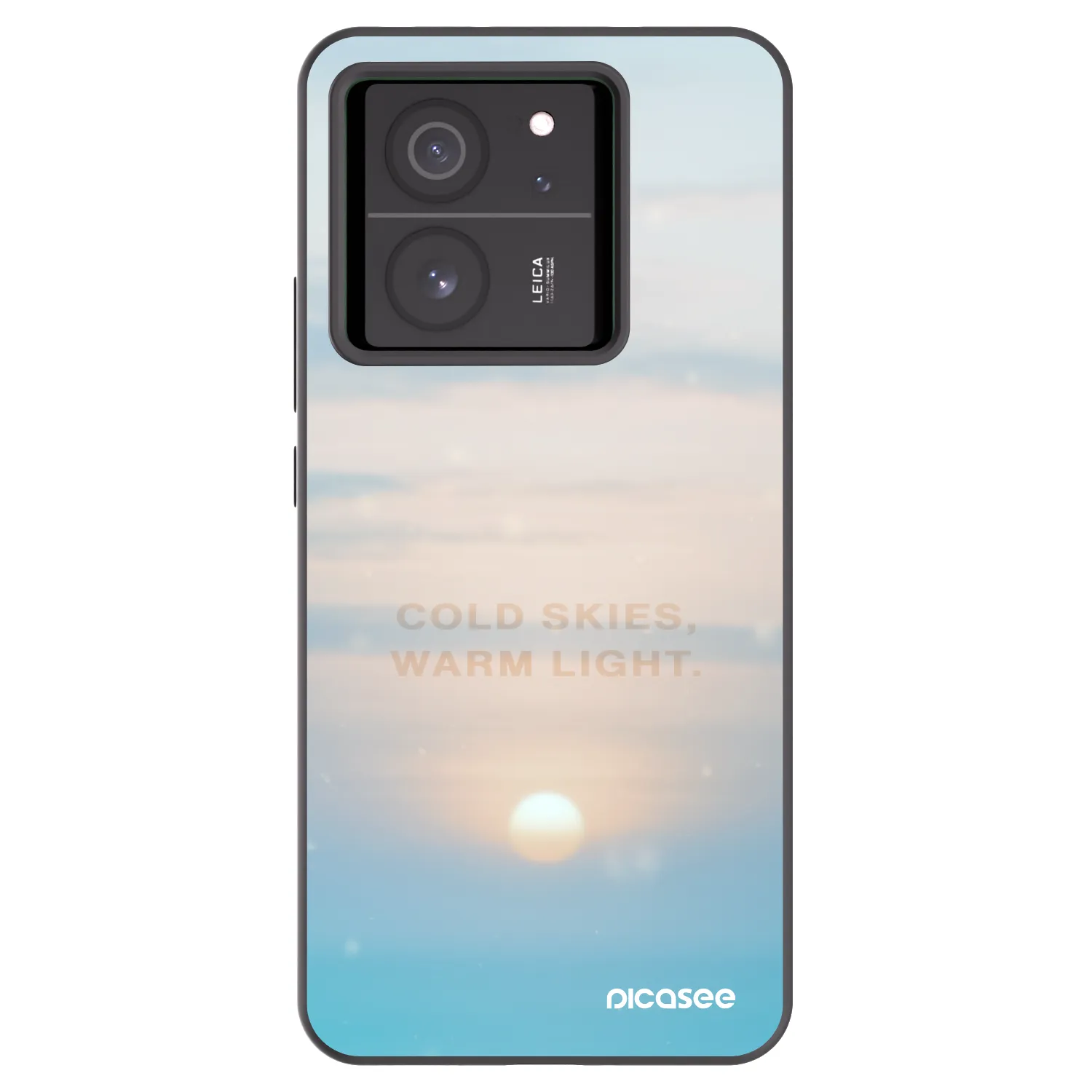 Picasee silikónový čierny obal pre Xiaomi 13T Pro - COLD SKIES