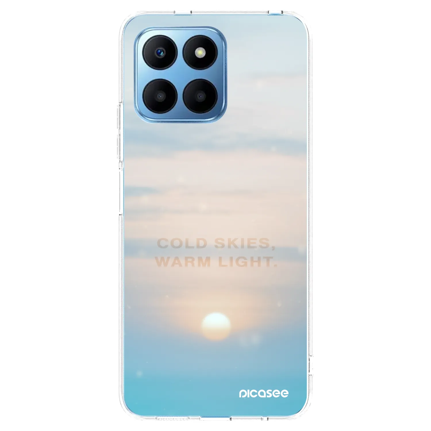 Picasee silikónový prehľadný obal pre Honor 70 Lite - COLD SKIES