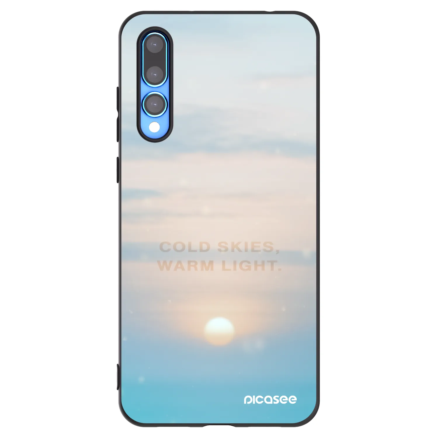Picasee silikónový čierny obal pre Huawei P20 Pro - COLD SKIES