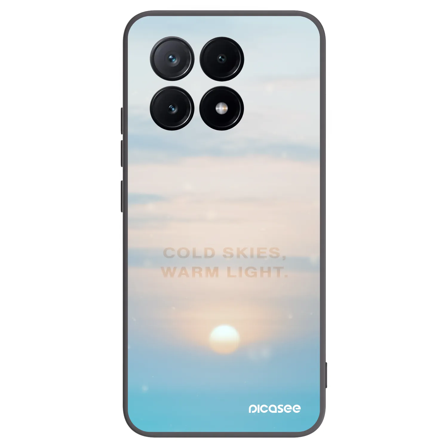Picasee silikónový čierny obal pre Xiaomi Poco X6 Pro - COLD SKIES