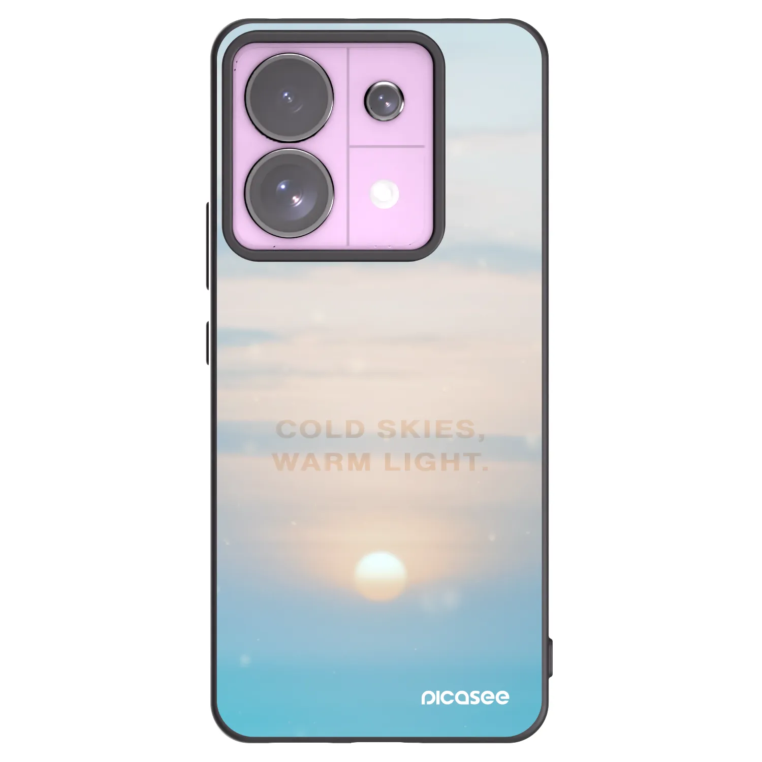 Picasee silikónový čierny obal pre Xiaomi Redmi Note 13 Pro 5G - COLD SKIES