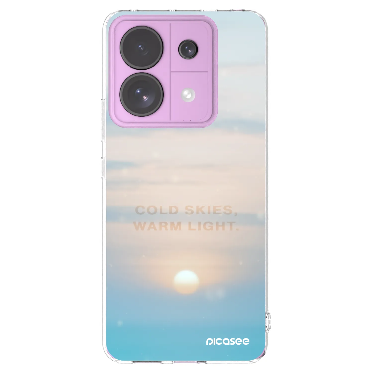 Picasee silikónový prehľadný obal pre Xiaomi Redmi Note 13 Pro 5G - COLD SKIES