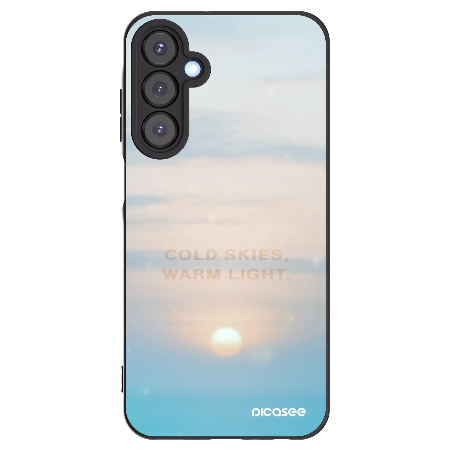 Picasee silikónový čierny obal pre Samsung Galaxy A25 A256B 5G - COLD SKIES
