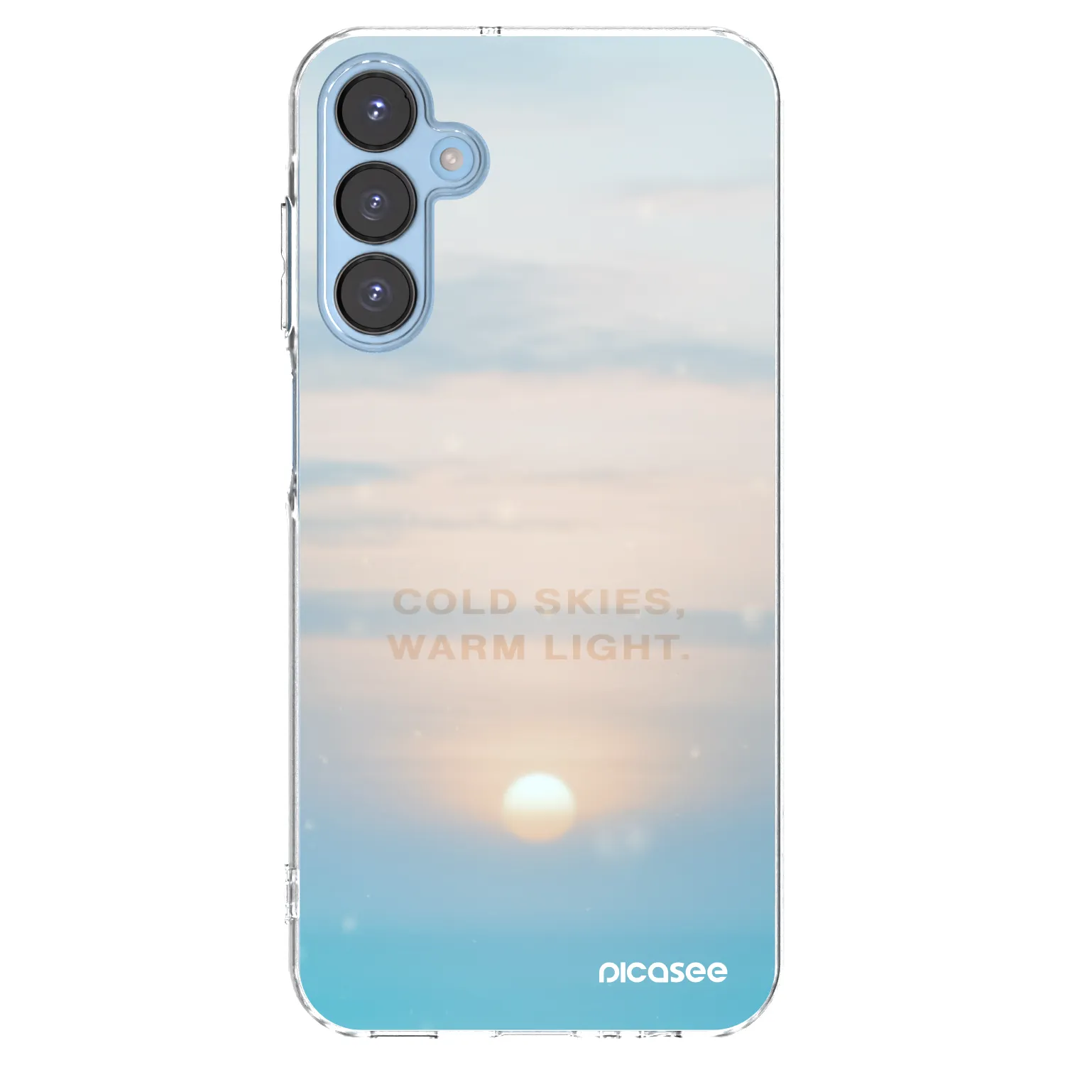 Picasee silikónový prehľadný obal pre Samsung Galaxy A15 A156B 5G - COLD SKIES