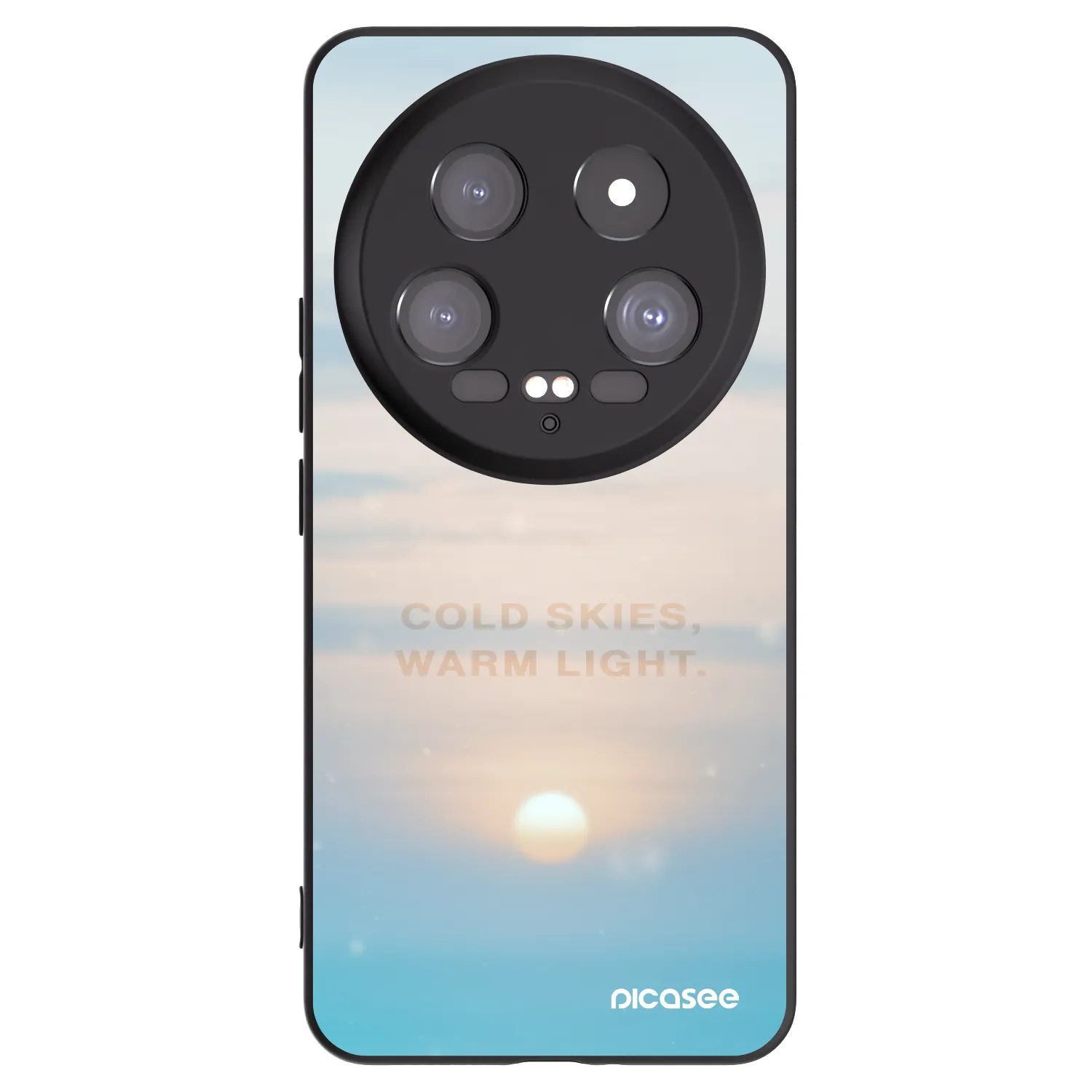 Picasee silikónový čierny obal pre Xiaomi 14 Ultra - COLD SKIES