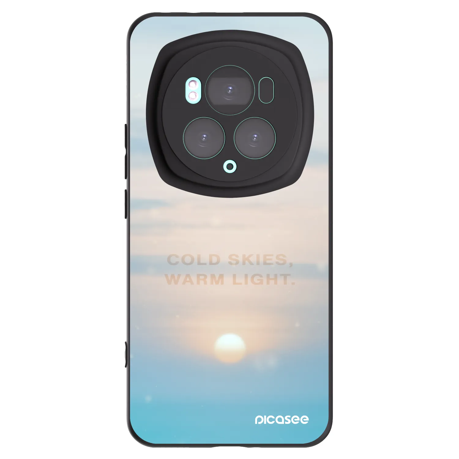 Picasee silikónový čierny obal pre Honor Magic6 Pro - COLD SKIES