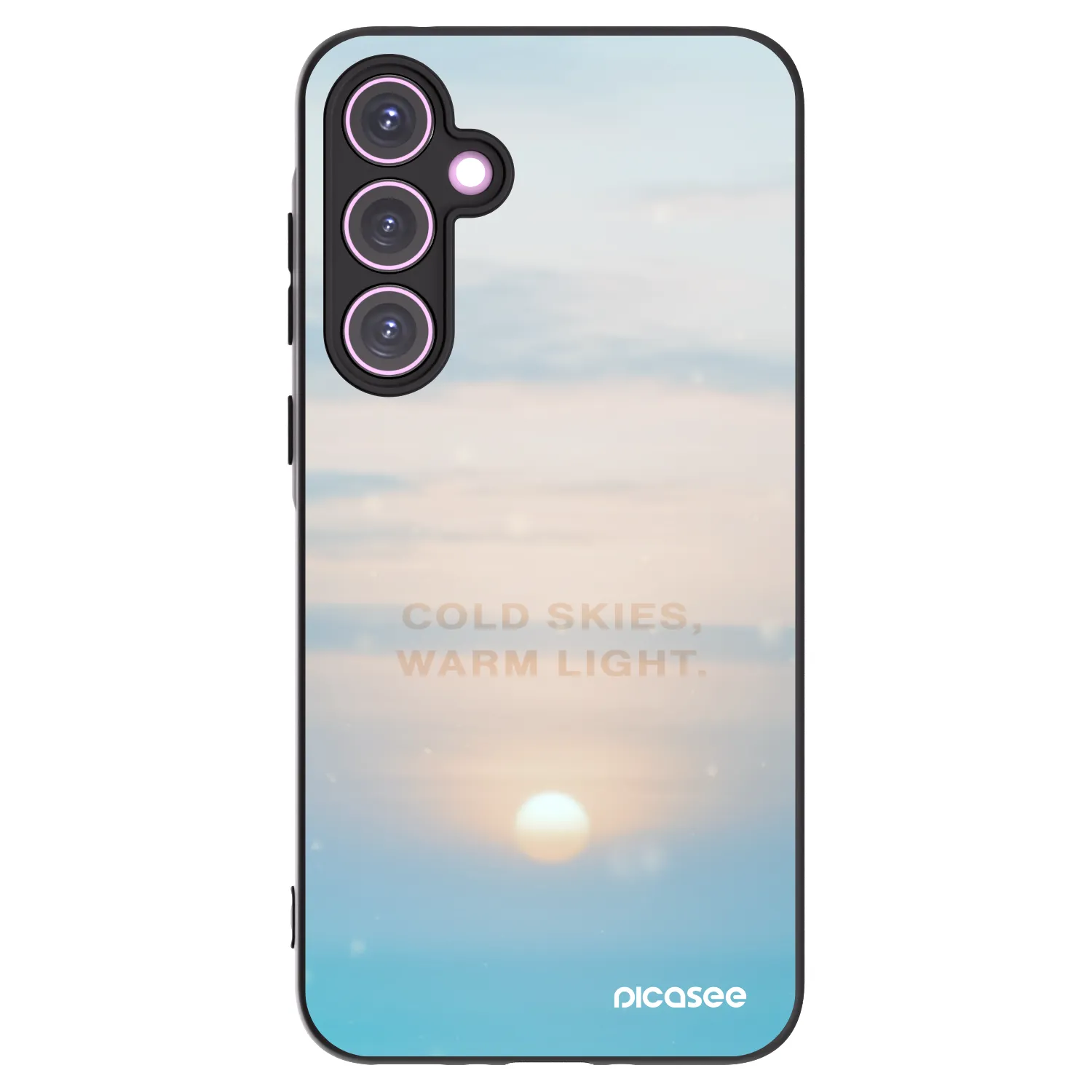 Picasee silikónový čierny obal pre Samsung Galaxy A35 5G A356B - COLD SKIES