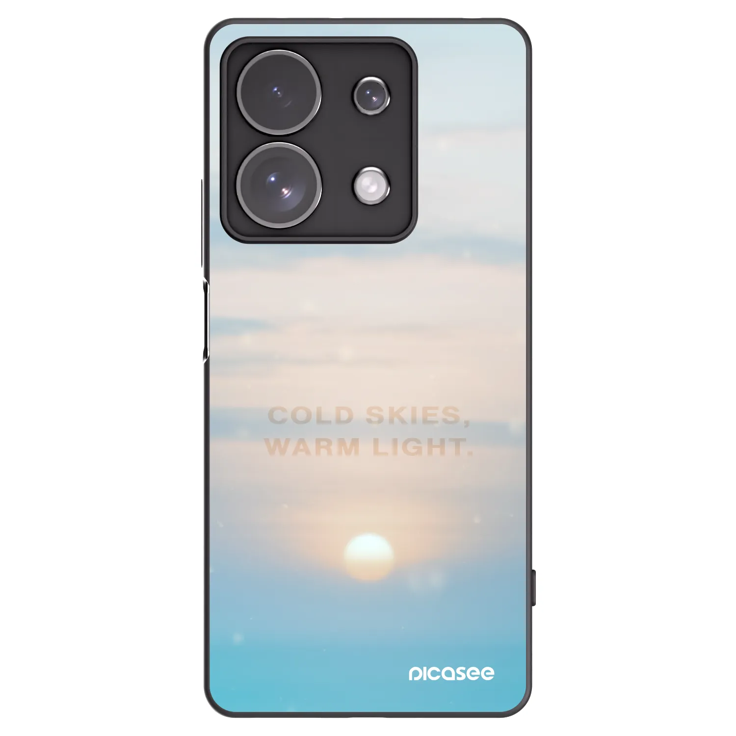 Silikónový čierny obal pre Xiaomi Redmi Note 13 Pro 4G - COLD SKIES