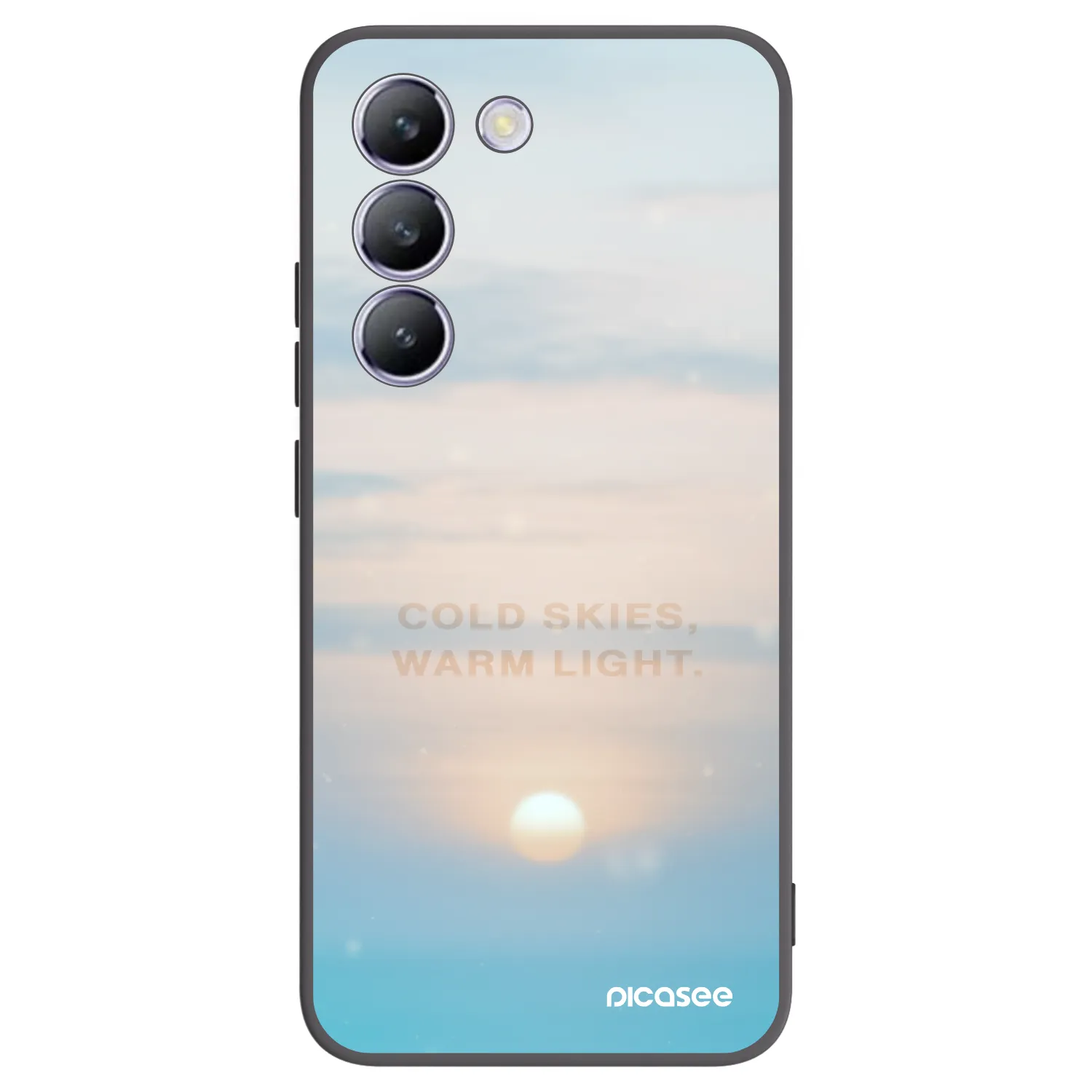 Picasee silikónový čierny obal pre Vivo V40 SE 5G - COLD SKIES