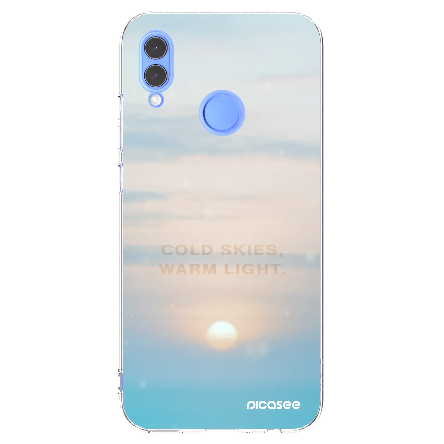 Silikónový prehľadný obal pre Honor 10 Lite - COLD SKIES