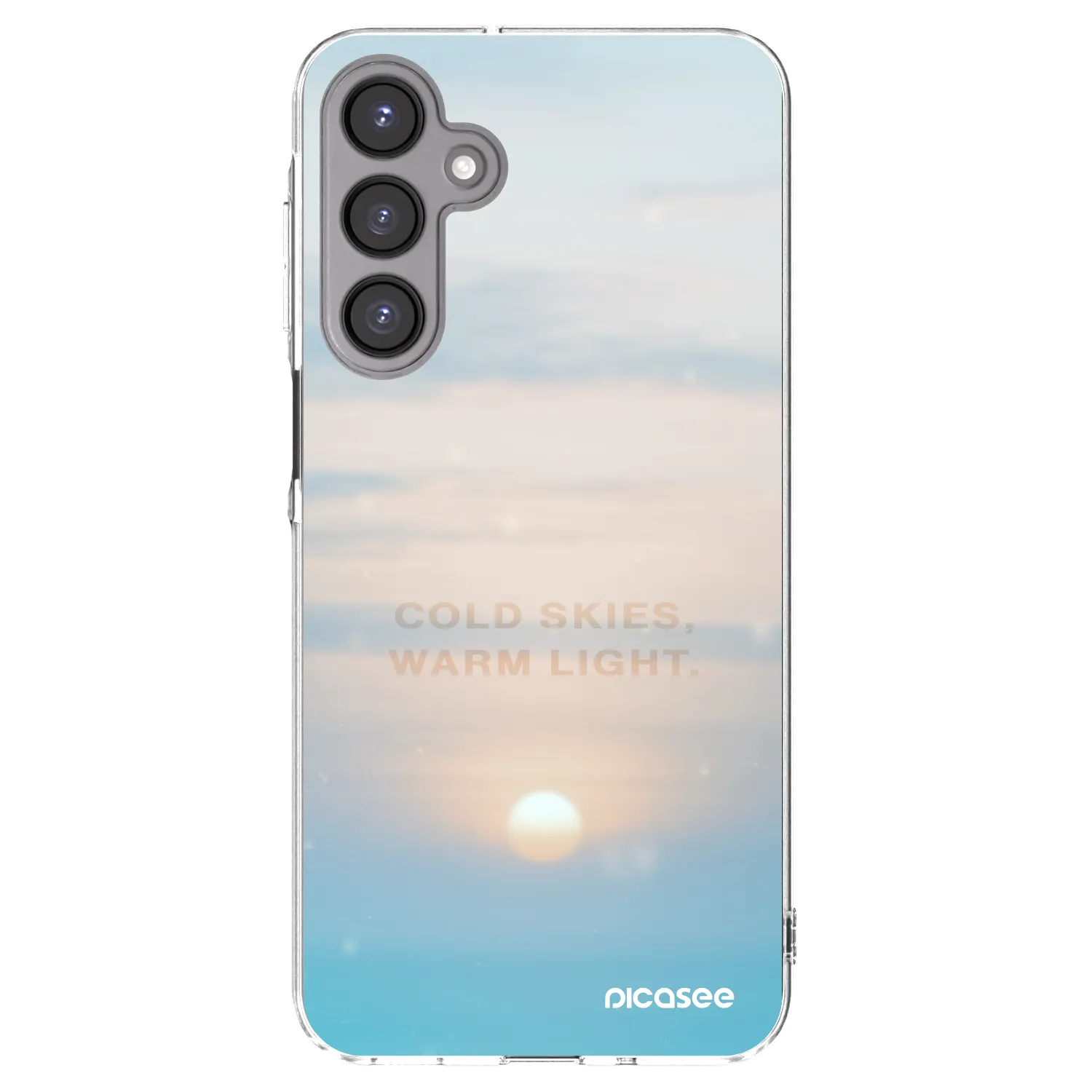 Picasee silikónový prehľadný obal pre Samsung Galaxy A16 5G - COLD SKIES