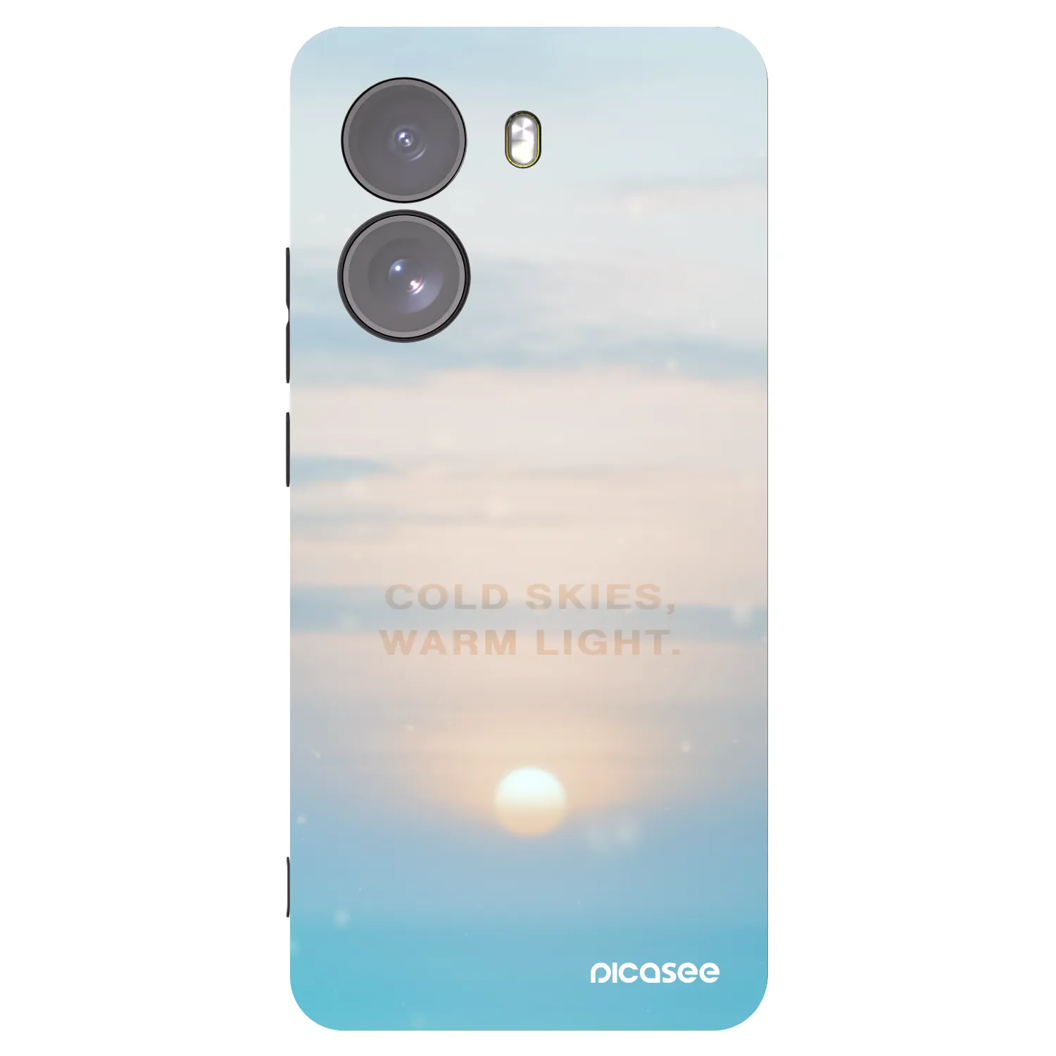 Picasee silikónový čierny obal pre Xiaomi Poco X7 - COLD SKIES