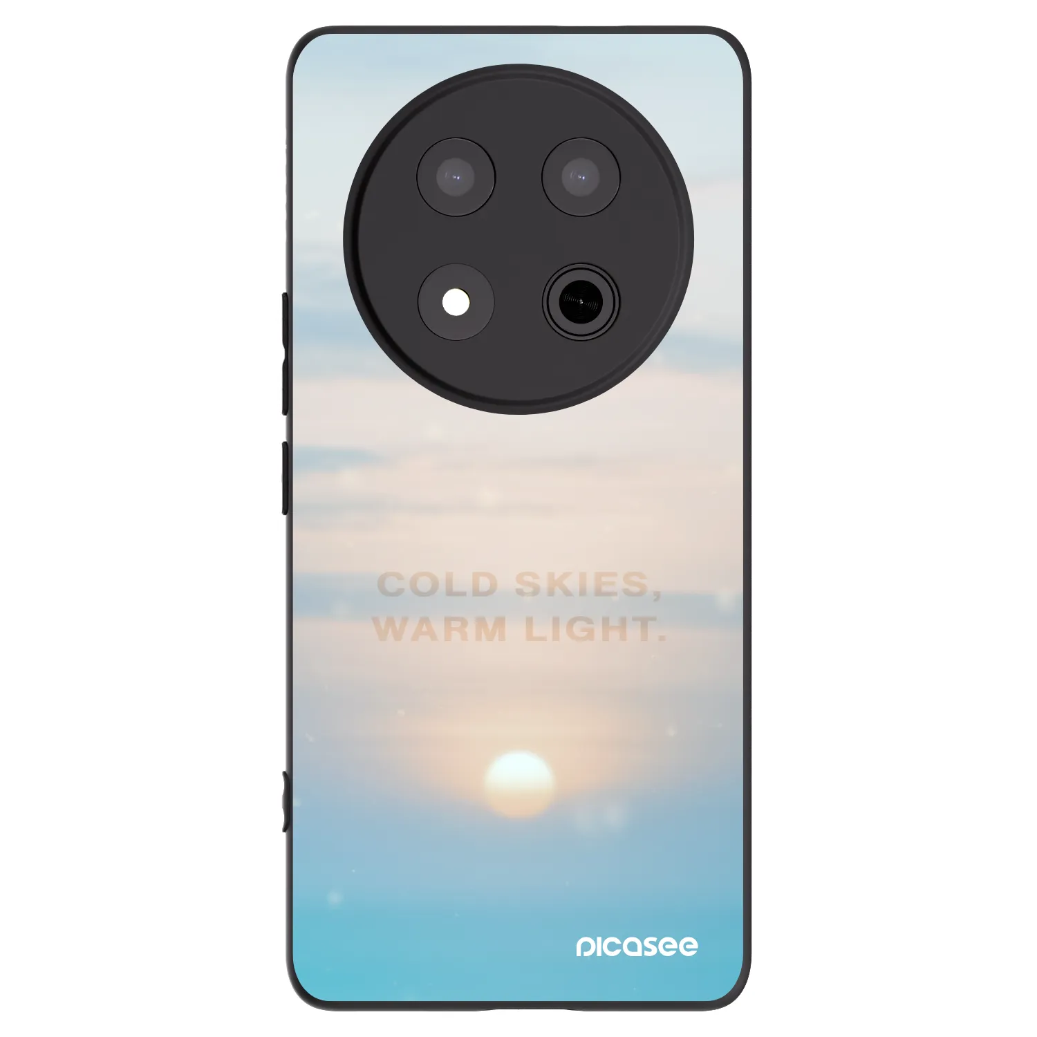 Picasee silikónový čierny obal pre Honor Magic7 Lite 5G - COLD SKIES