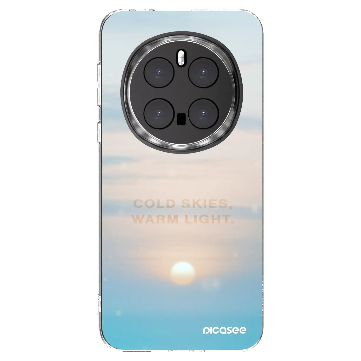 Picasee silikónový prehľadný obal pre Honor Magic7 Pro 5G - COLD SKIES